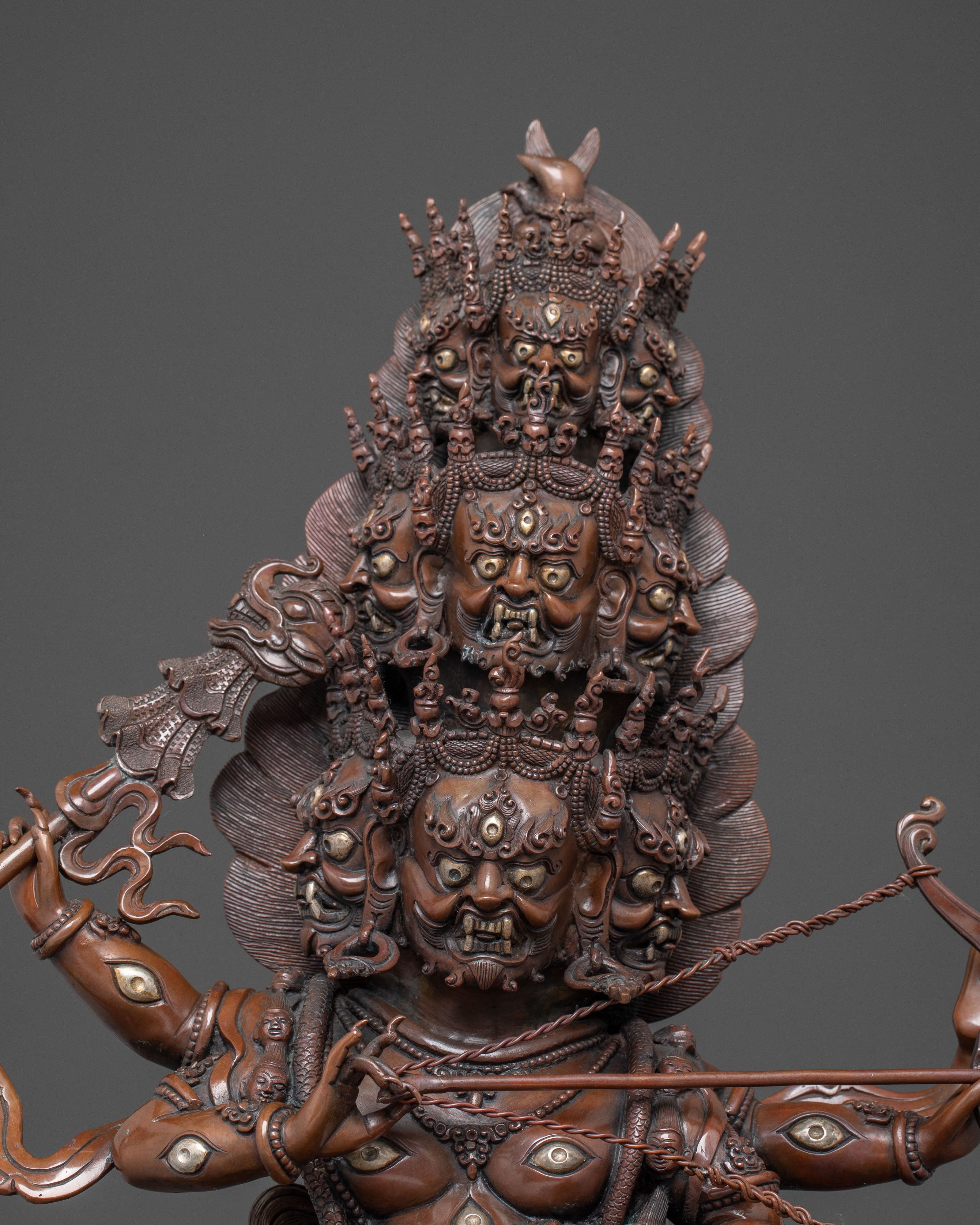 Nyingma protector Rahula Statue | Worldly Protector