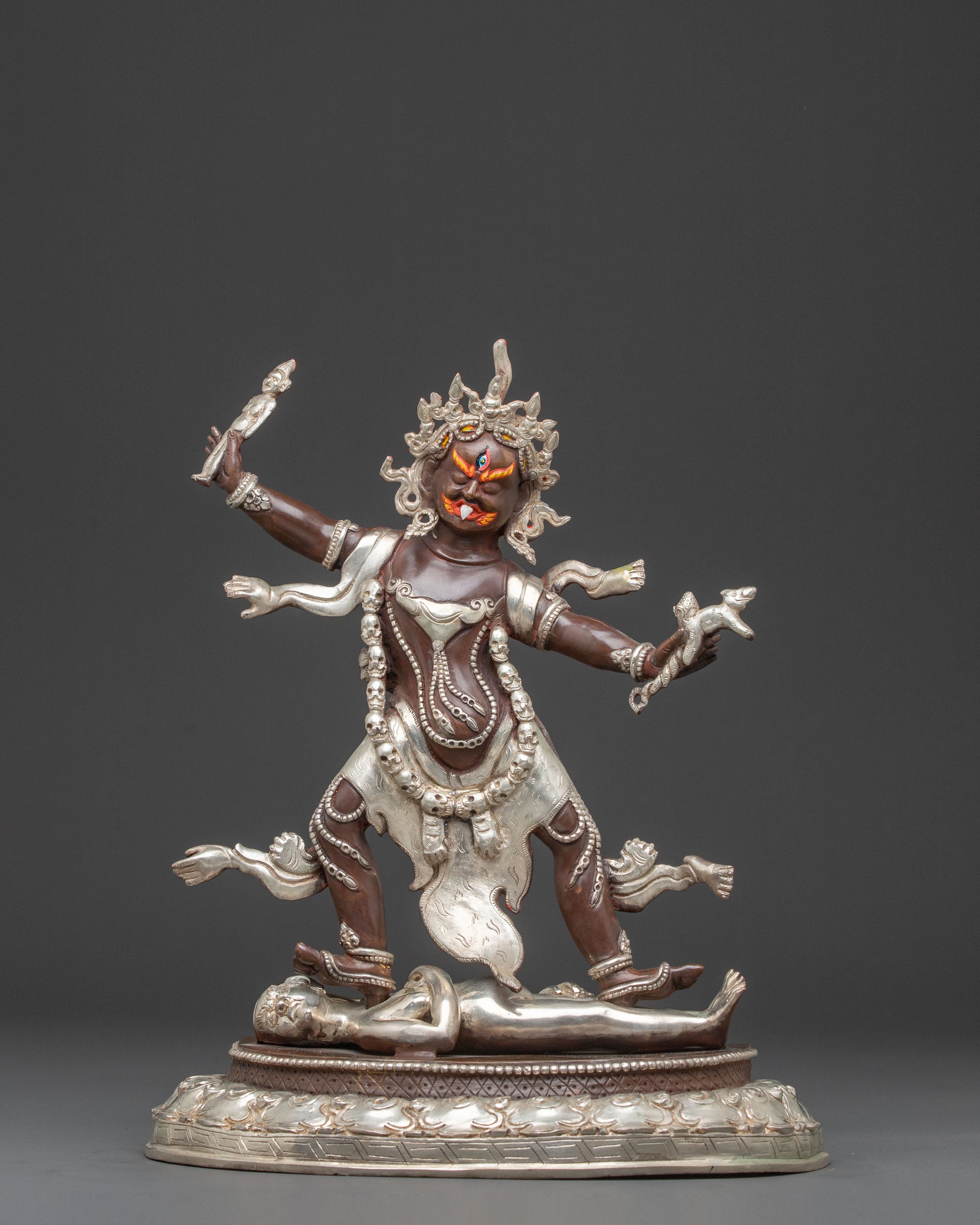 Handcrafted Ekajati Sacred Statue: Protector Deity