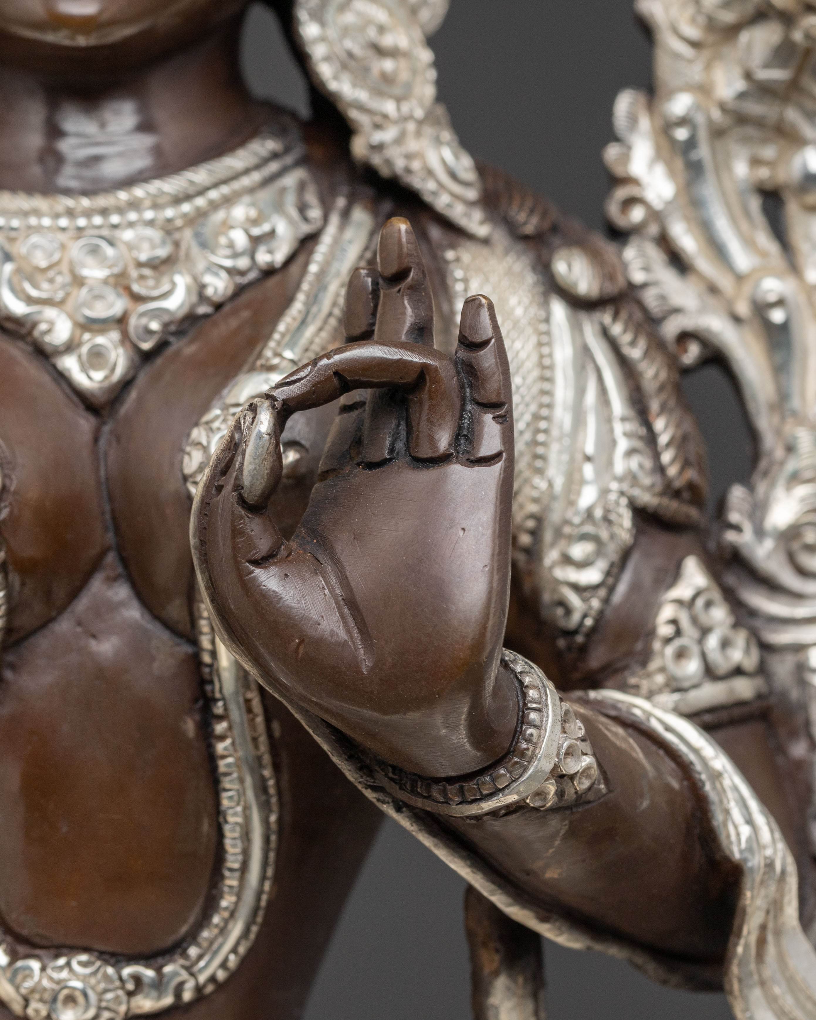 Green Tara Oxidized Copper Artwork | Mother of Liberation