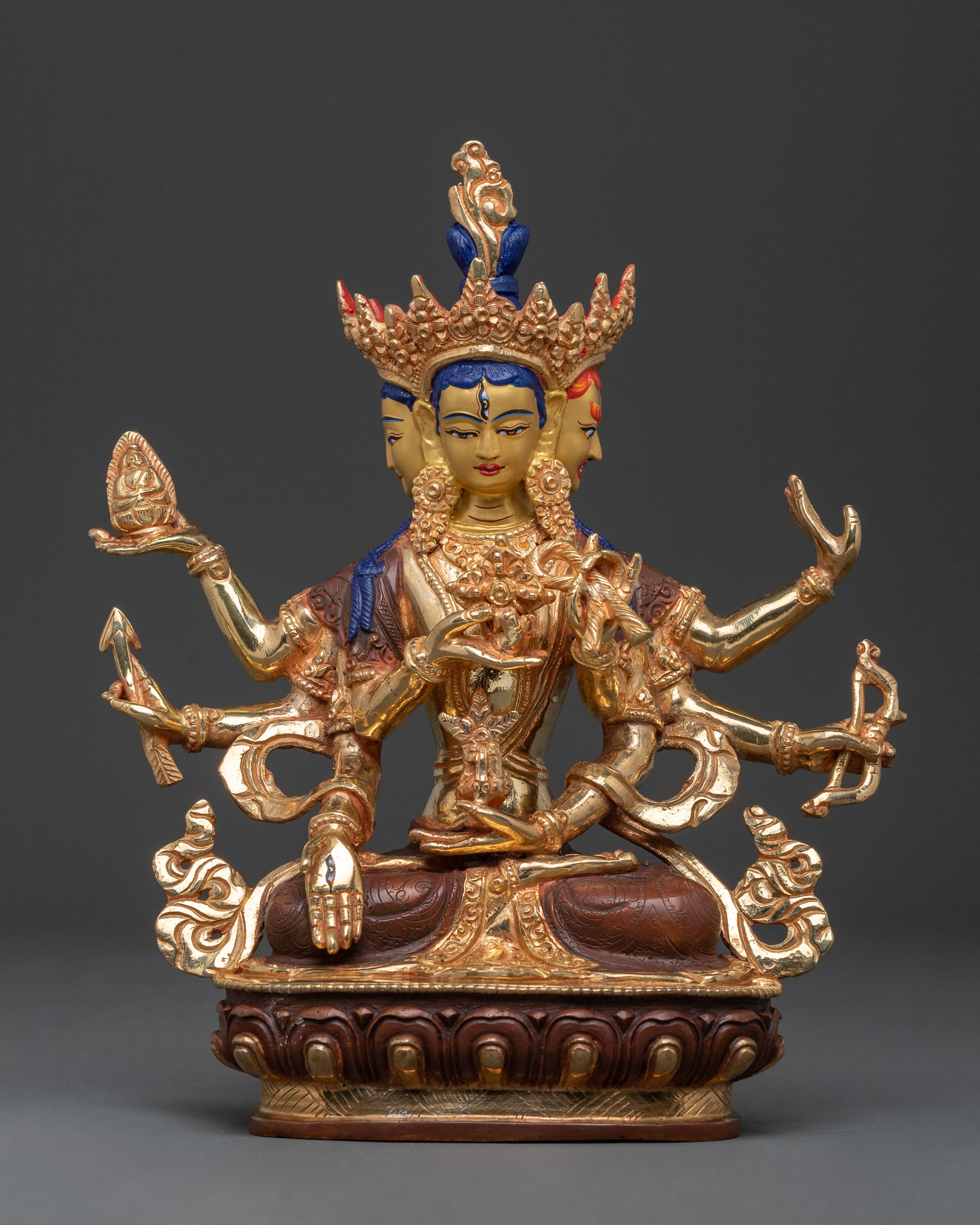 Handcrafted Ushnisha Vijaya Sacred Statue | Spiritual Protection