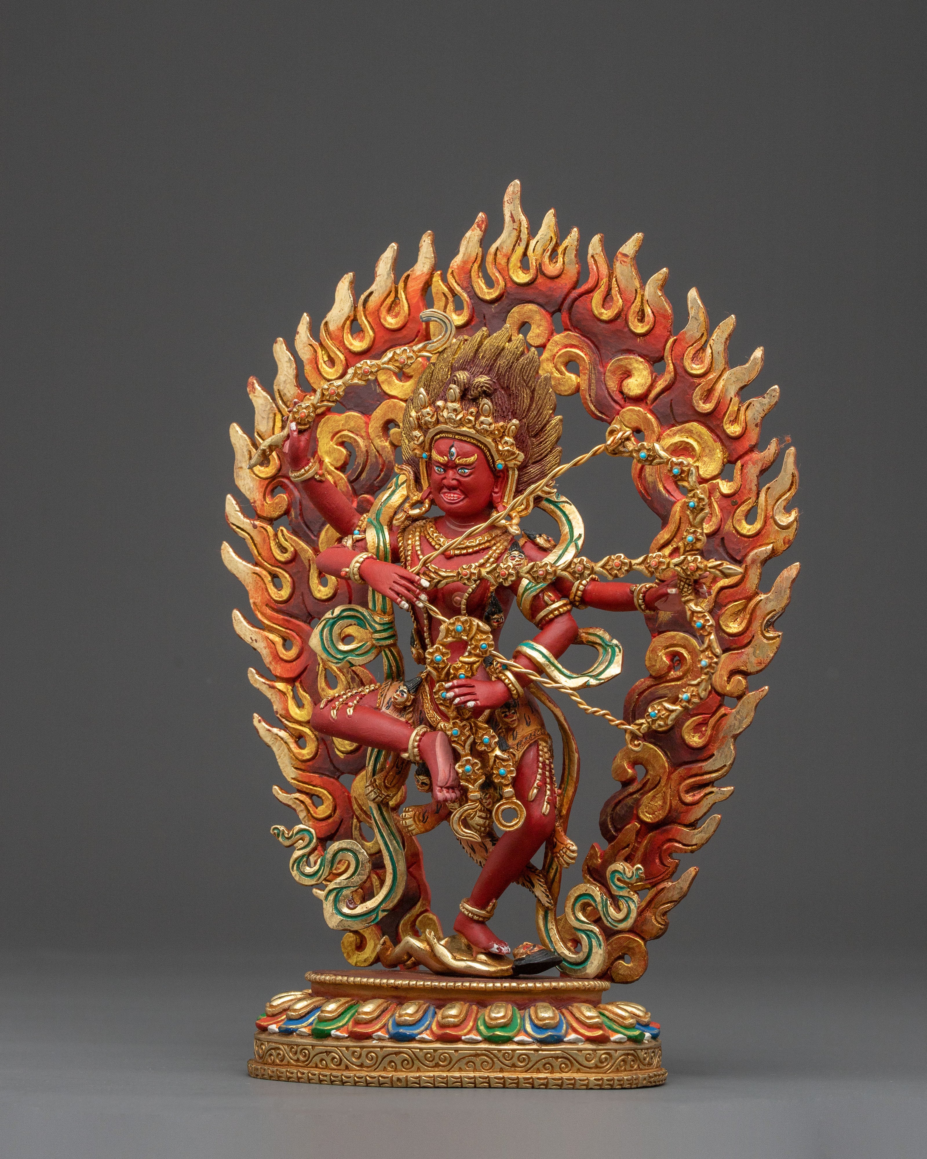 Kurukulla Wrathful Dakini Sacred Statue | Buddhist Decor