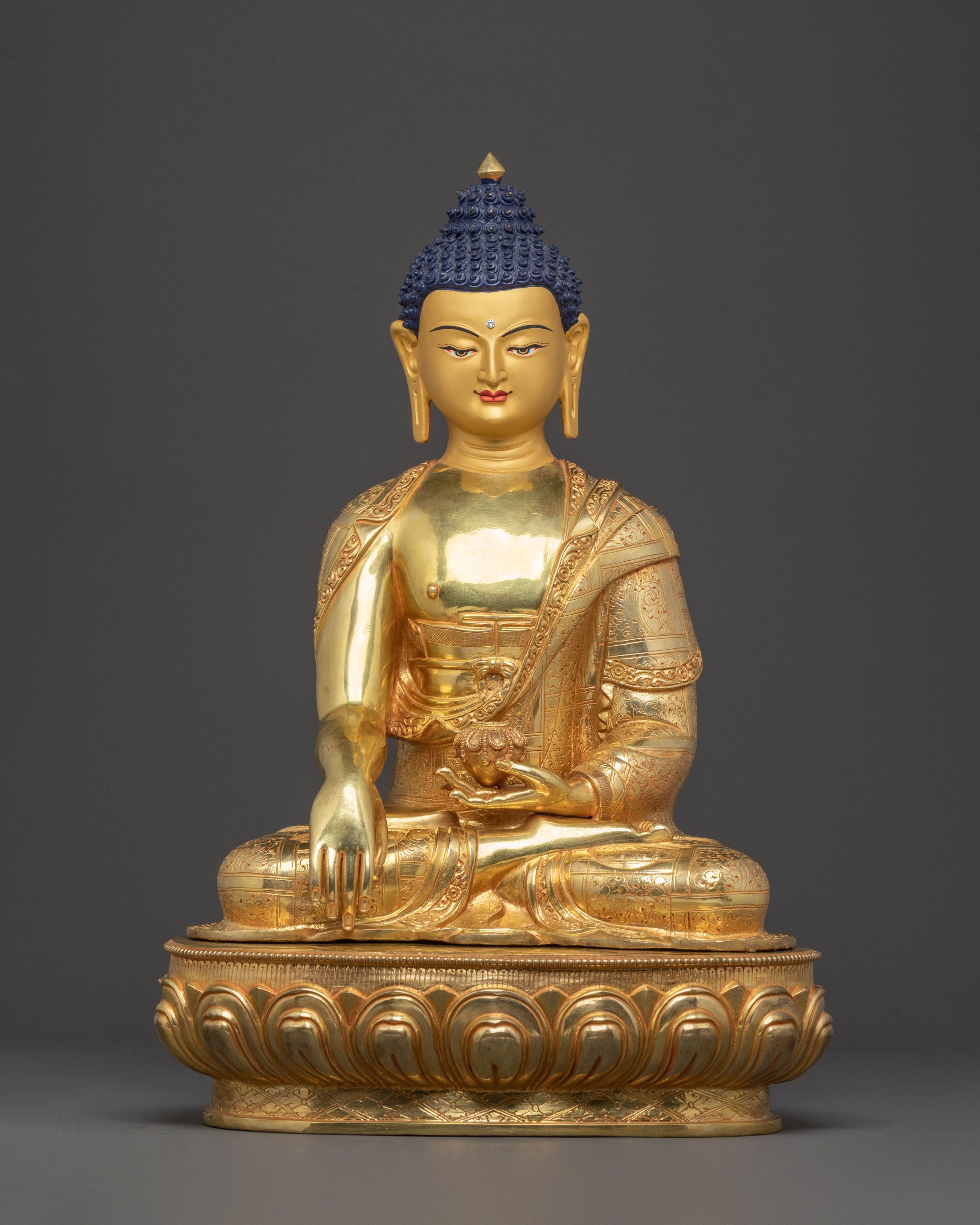 Shakyamuni Buddha Tibetan Sacred Statue |