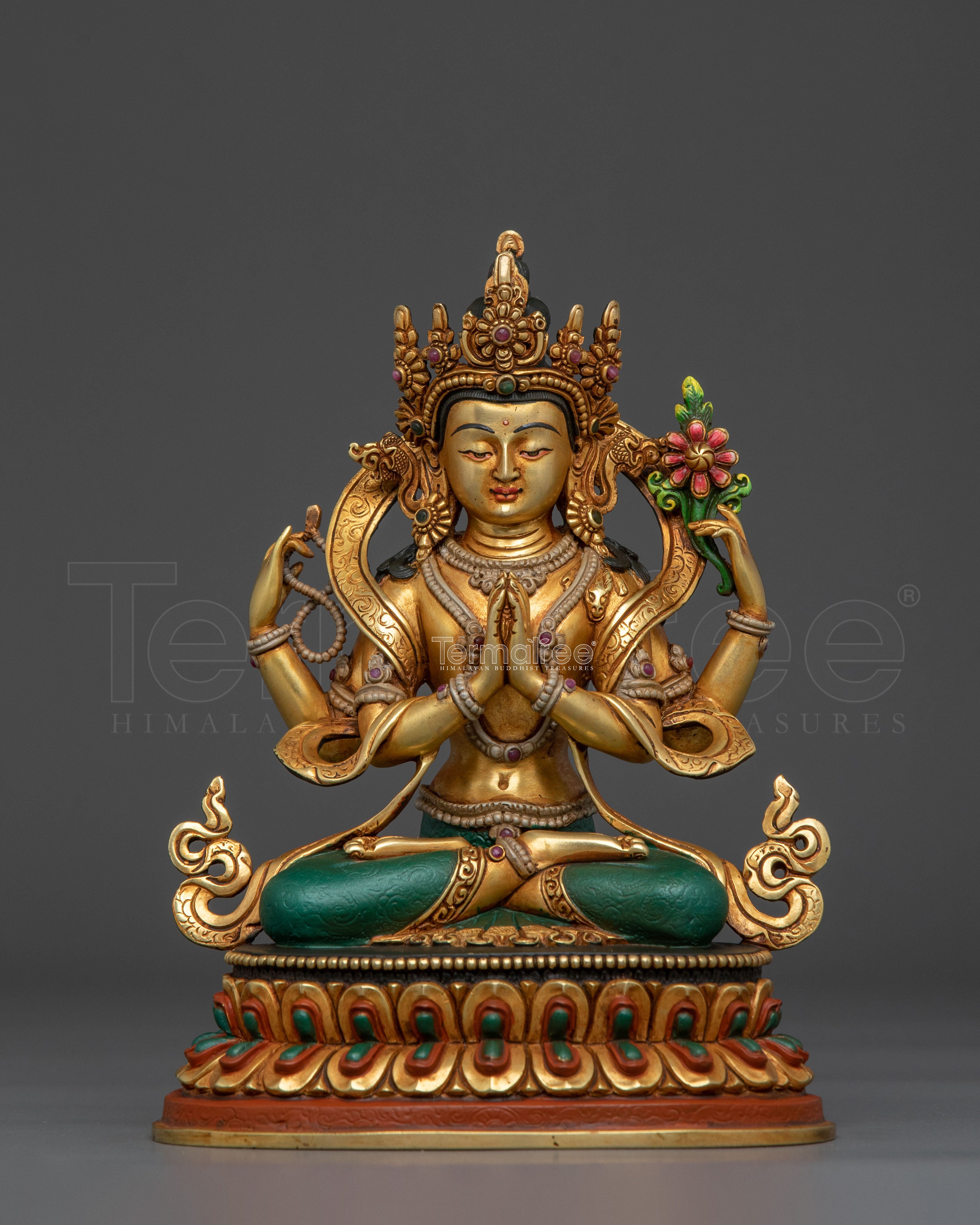 Chenrezig Compassionate Statue | Buddhist Sculpture for Compassion