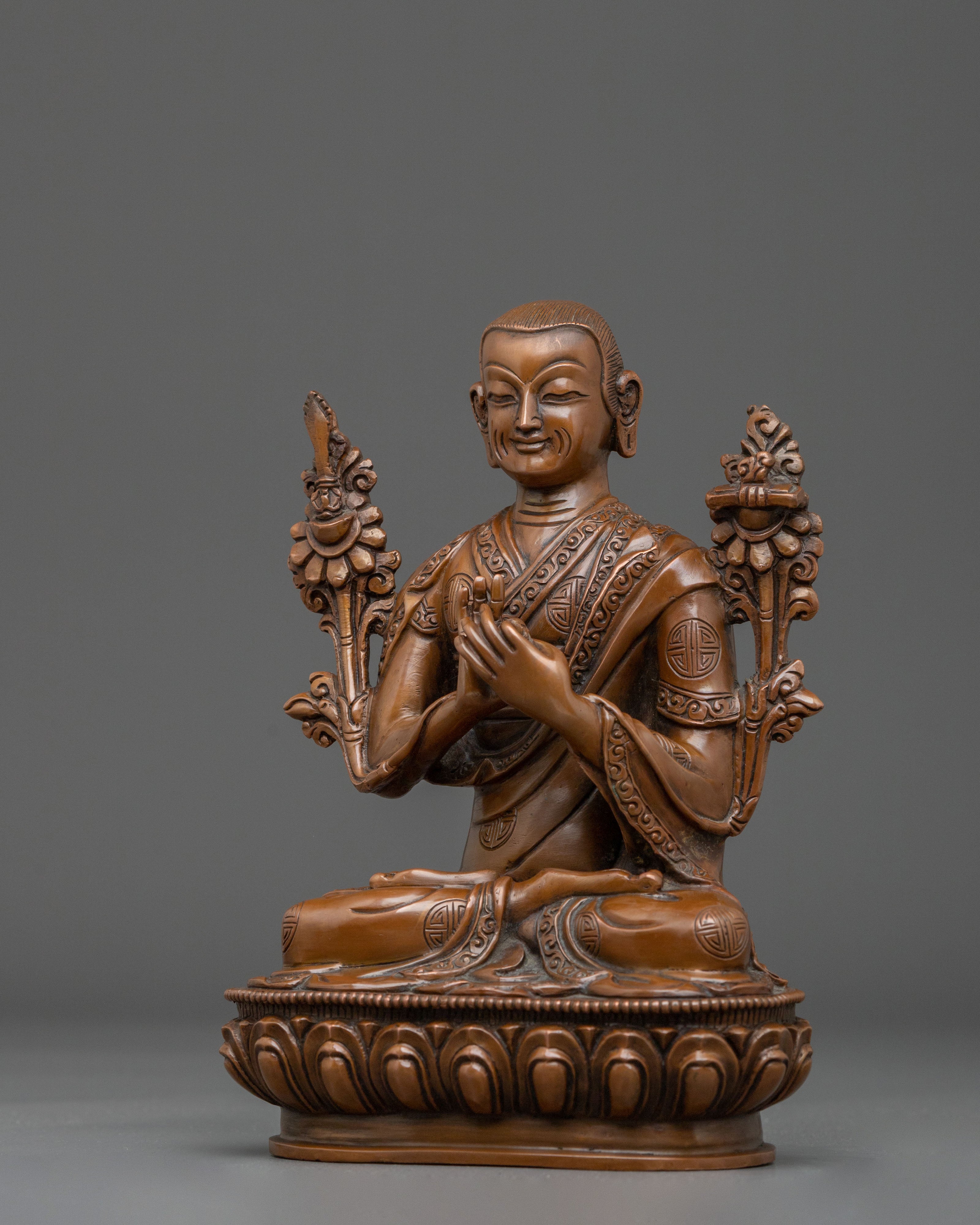 Tsongkhapa Sacred Statue Collection with Disciples