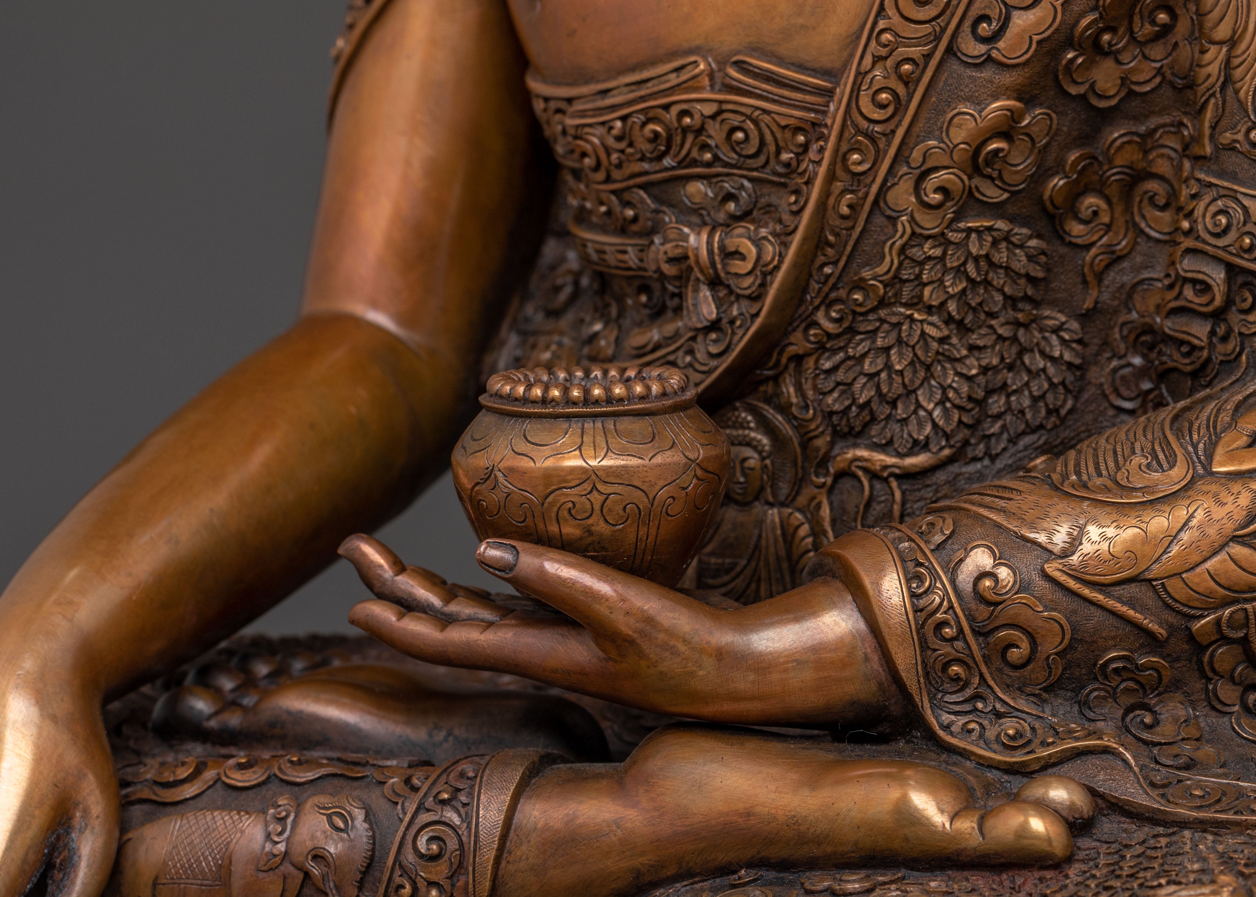 Shakyamuni Buddha Spiritual Statue: Meditation Figure