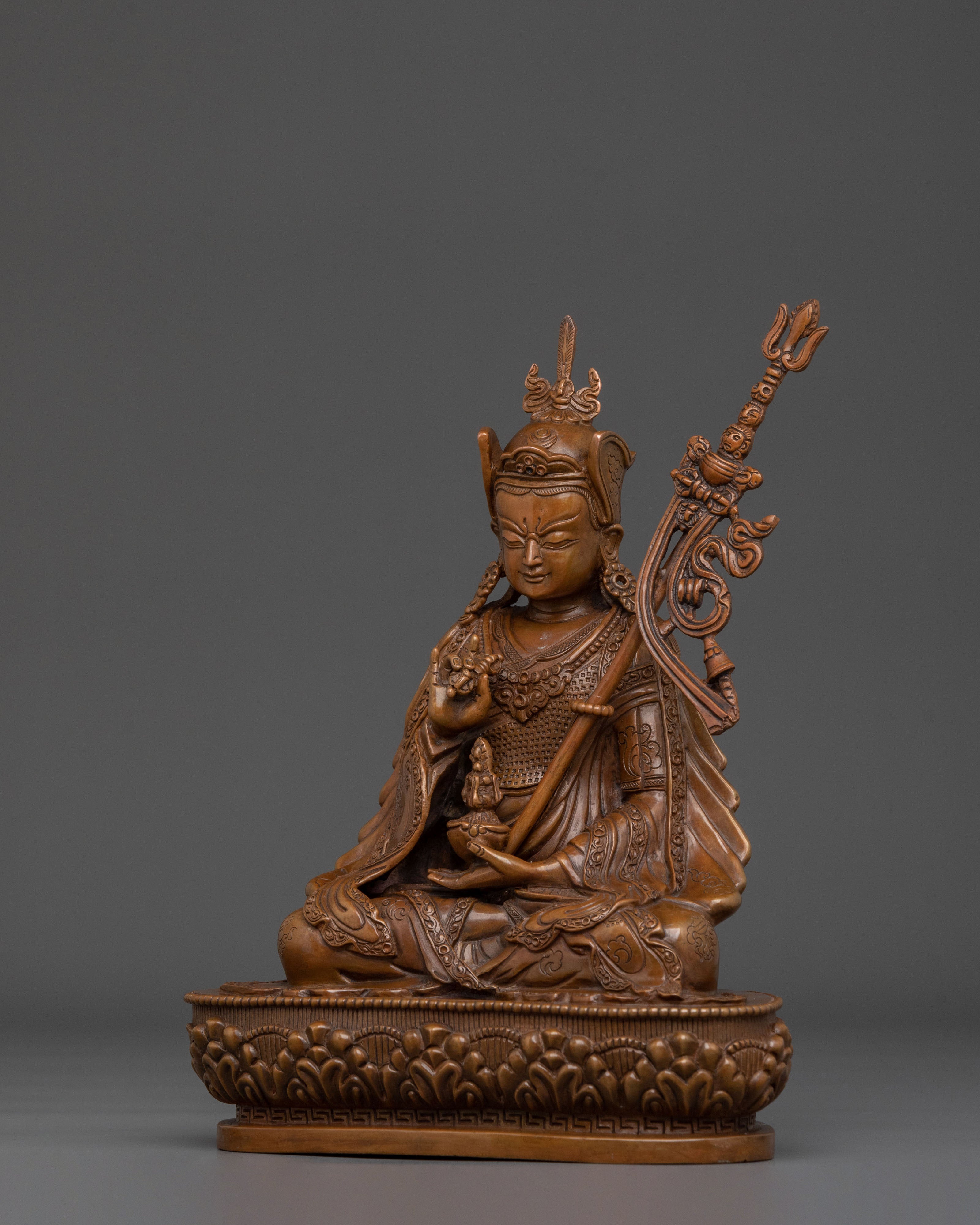 Guru Tsokye Dorje Sacred Figurine | Tibetan Buddhist Altar Decor