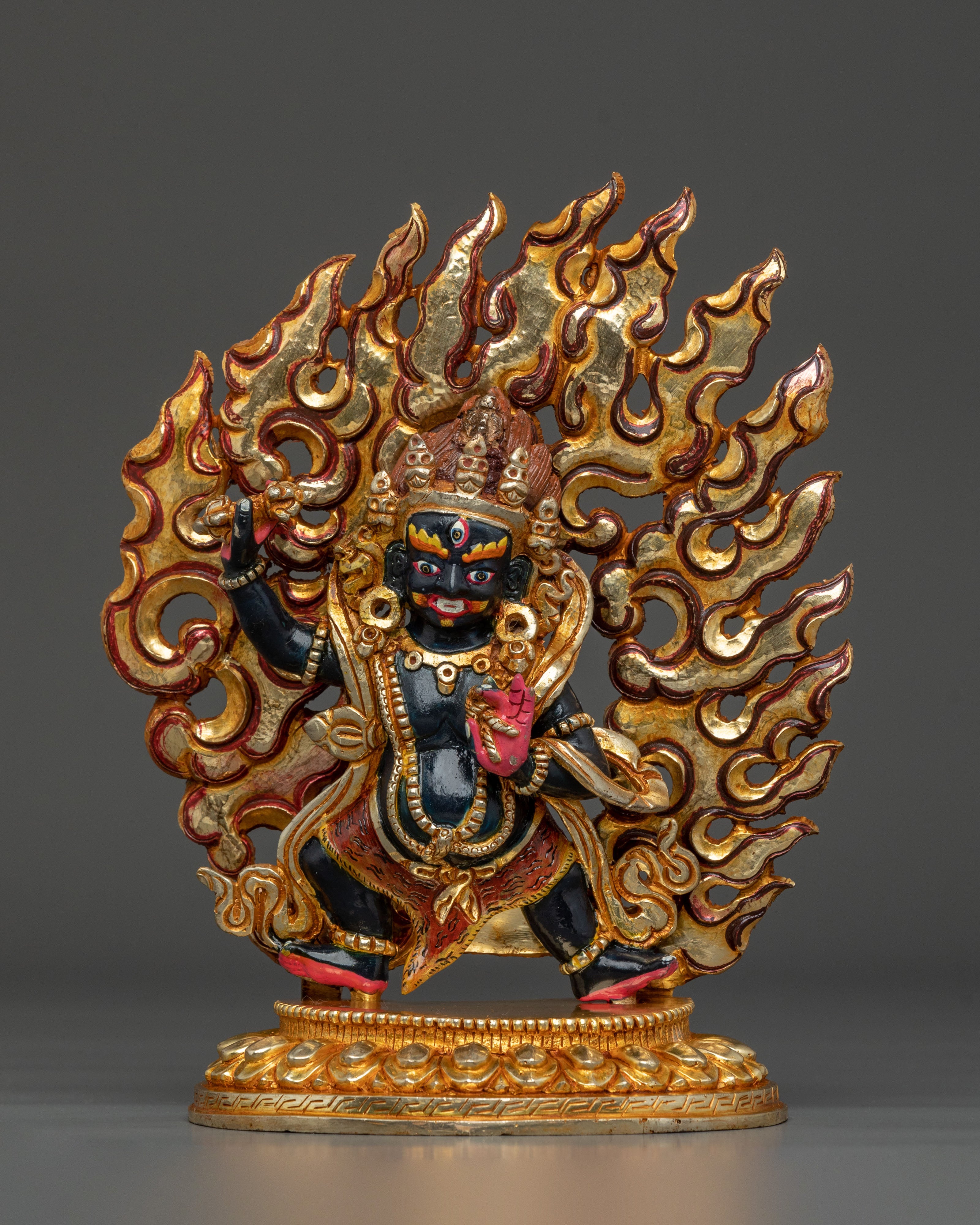 Sacred Vajrapani Sculpture: Sacred Statue for Meditation Space