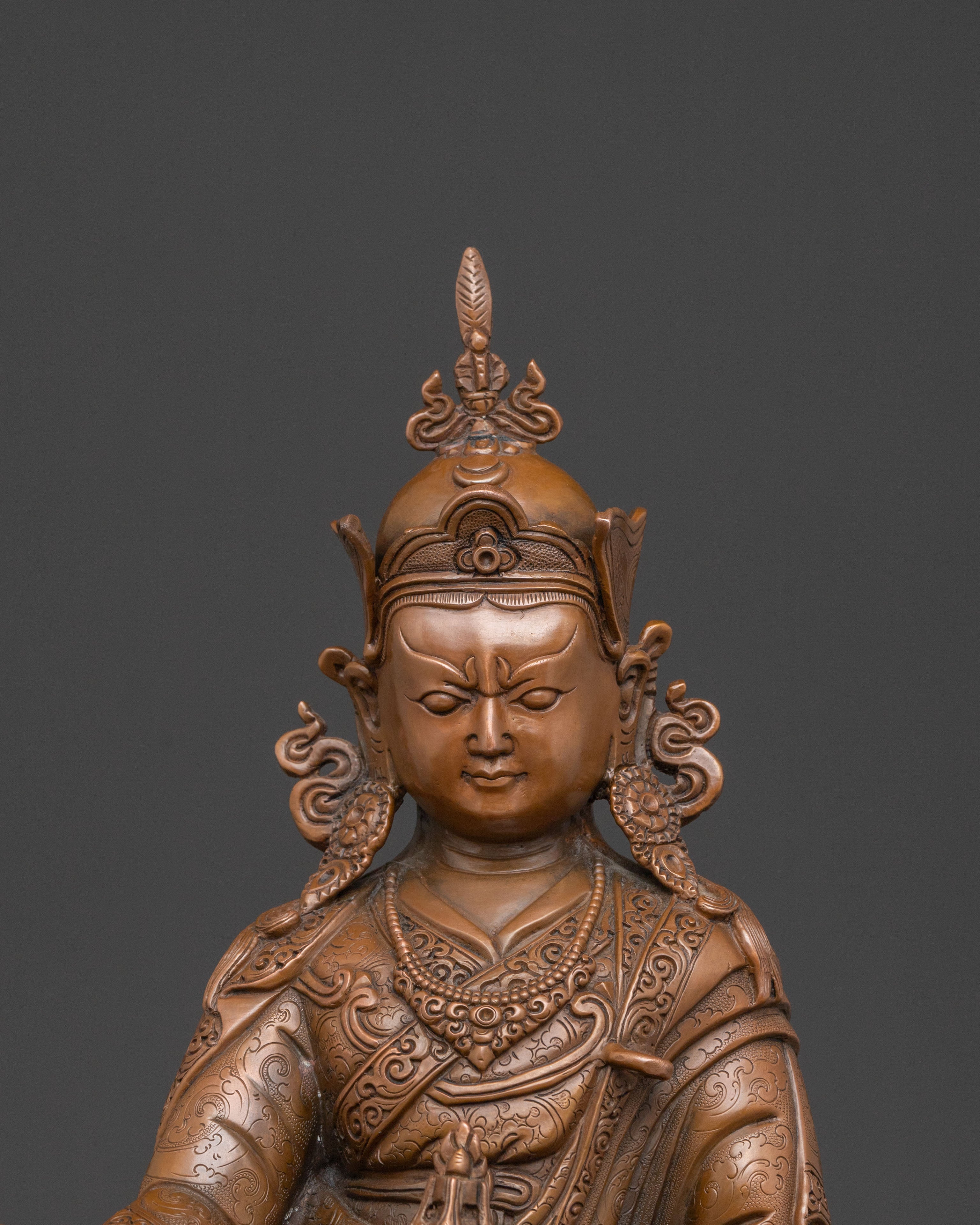 Guru Rinpoche Altar Sculpture | Spiritual Decor
