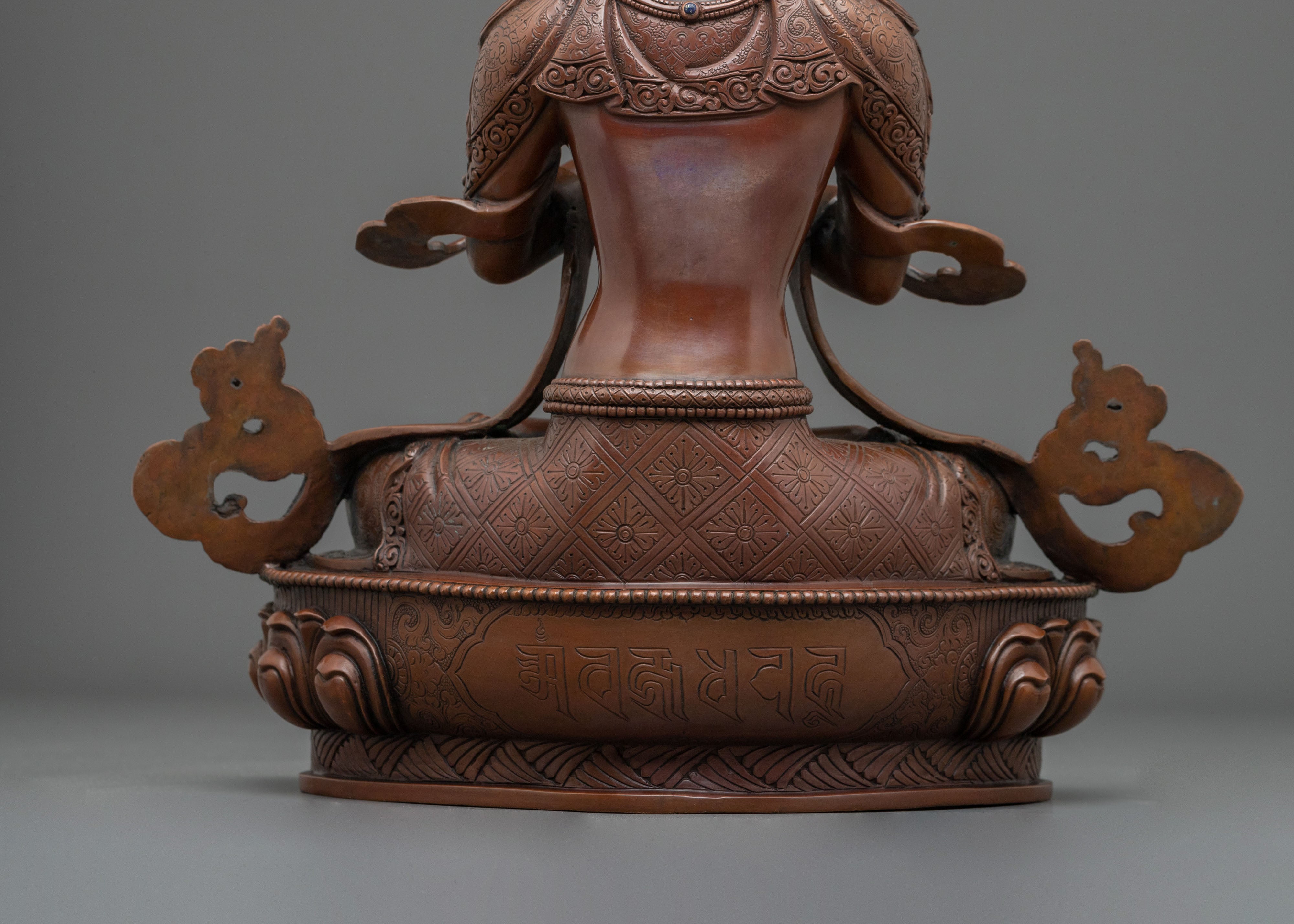 Sacred Vajradhara Sculpture: Primordial Buddha of Tantric Wisdom