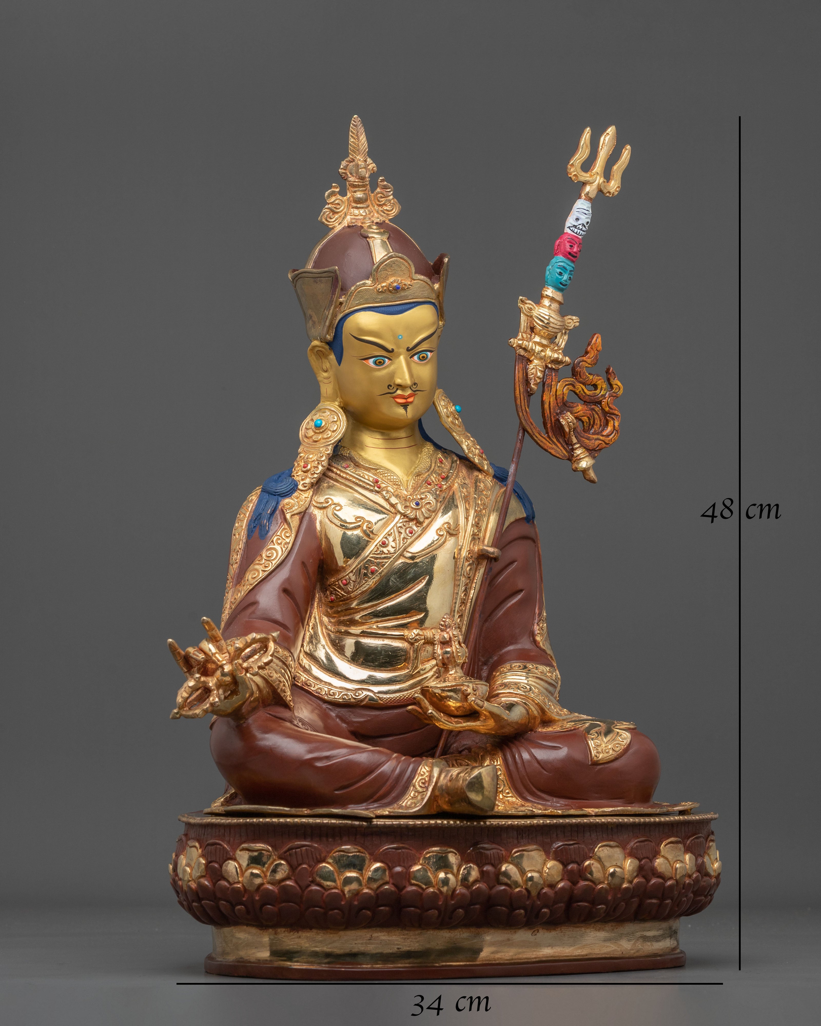 Guru Rinpoche Sacred Statue | Enlightened Figurine