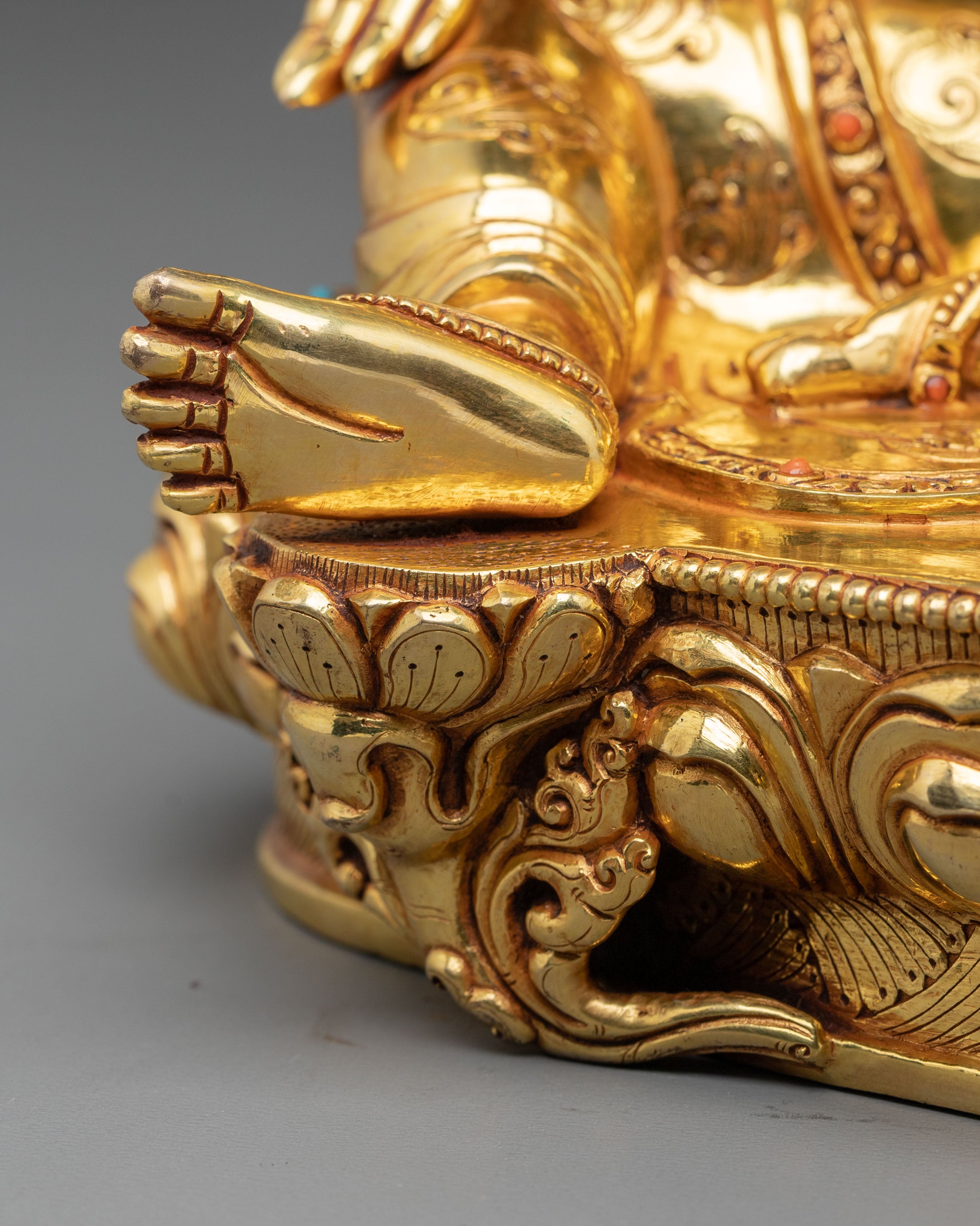 Green Tara Statue | Handcrafted Tibetan Figurine