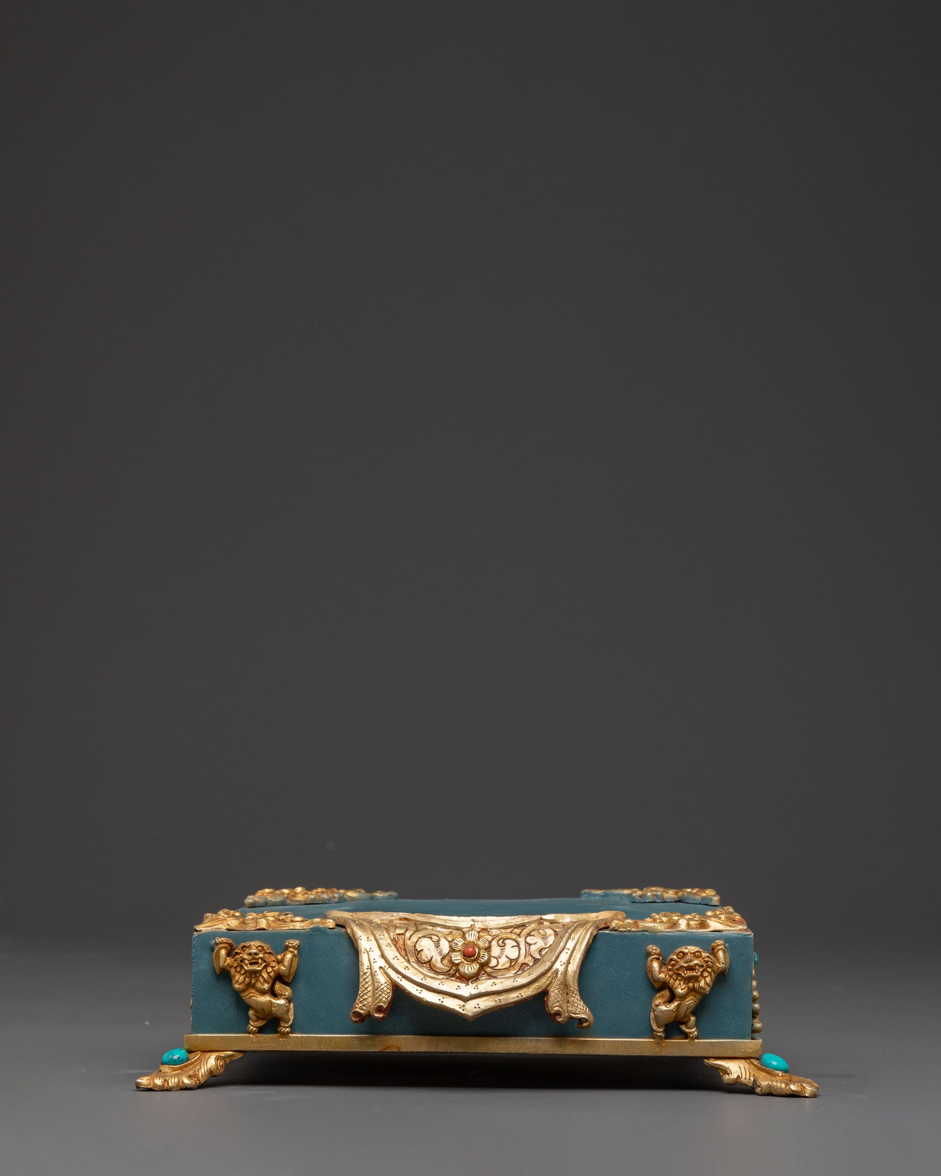 Throne: Handcrafted Copper Shrine Base