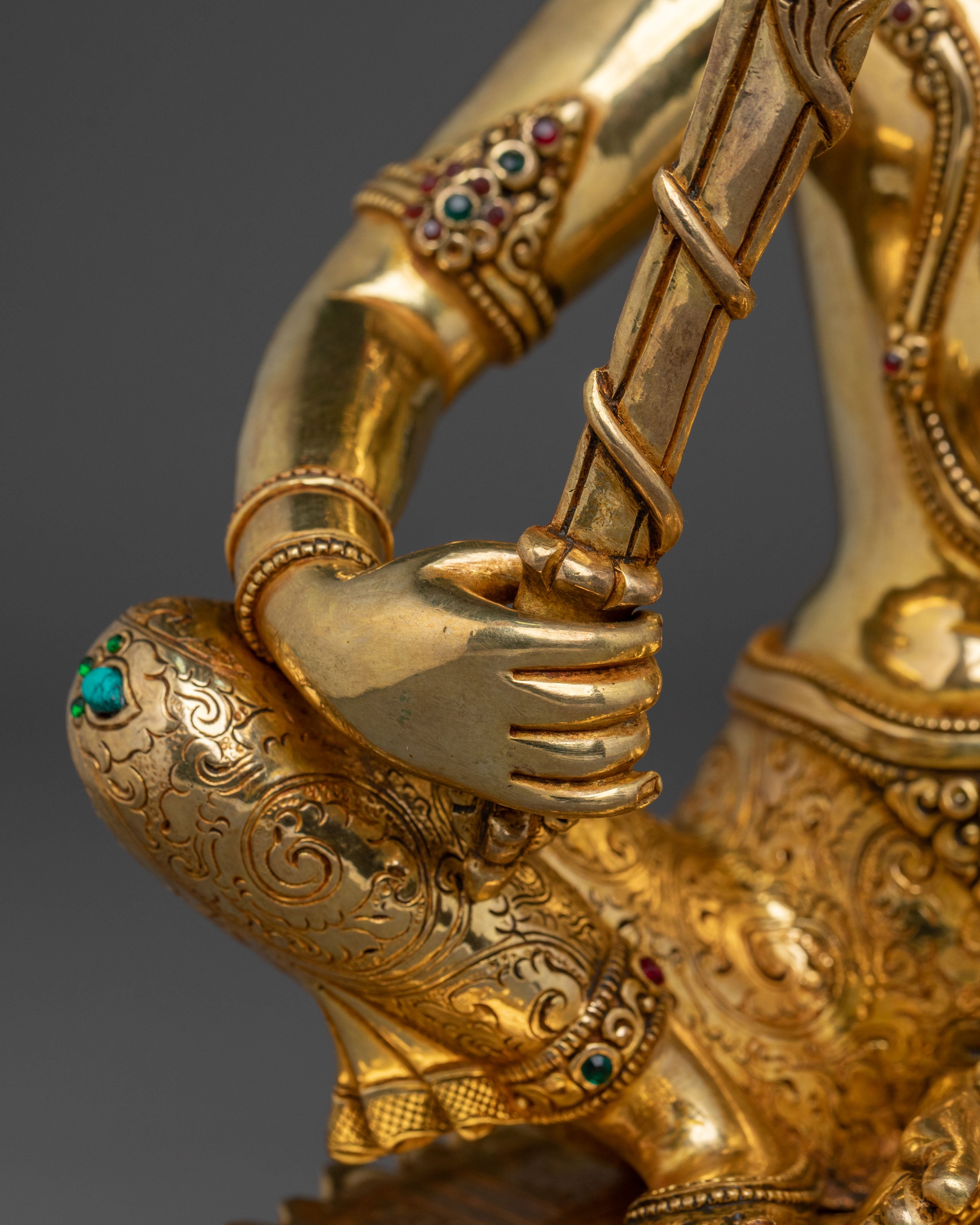 Tikshna Manjushri Spiritual Statue | Buddhist Wisdom Deity Figurine