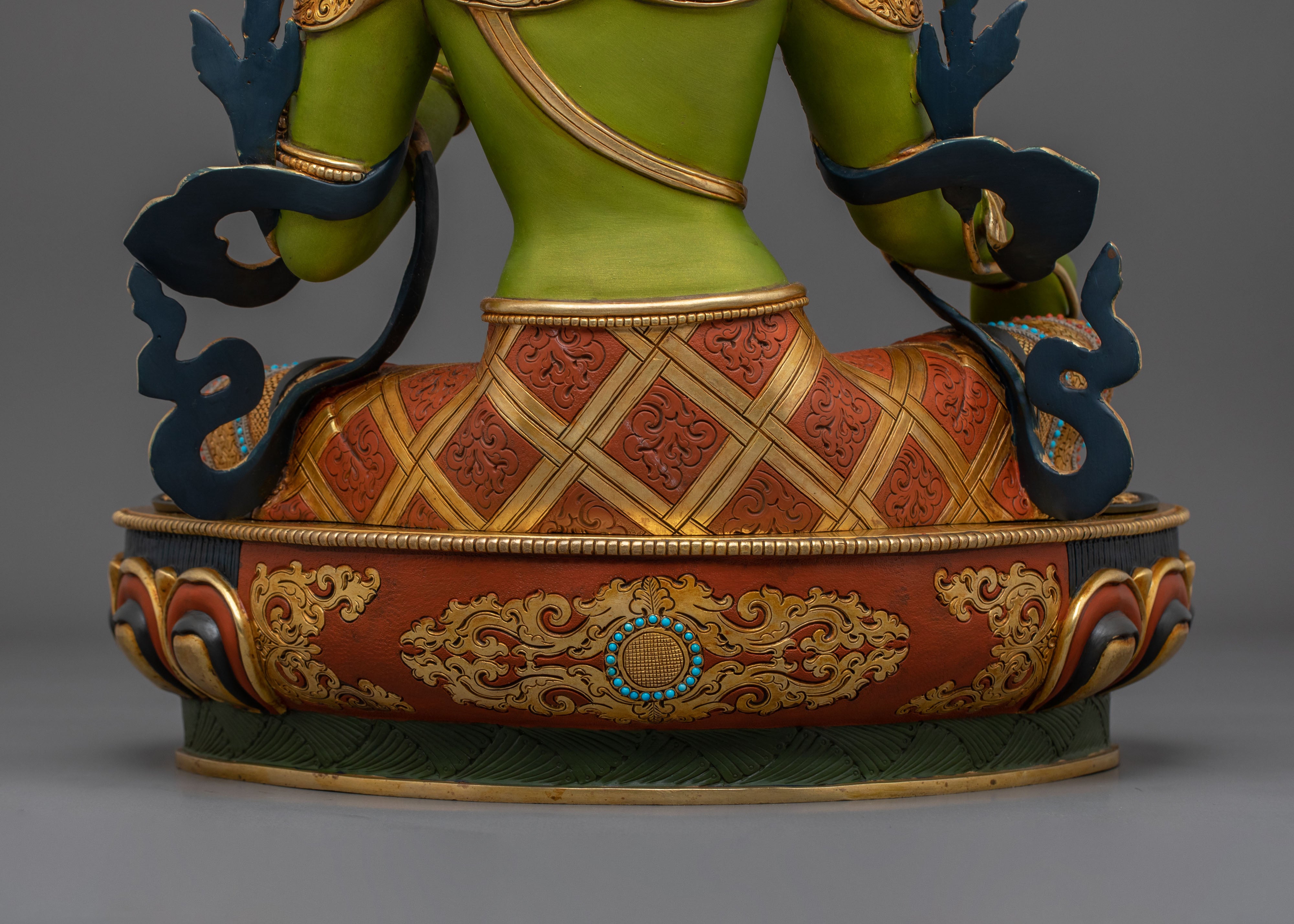 Green Tara Statue | Peaceful Buddhist Guardian