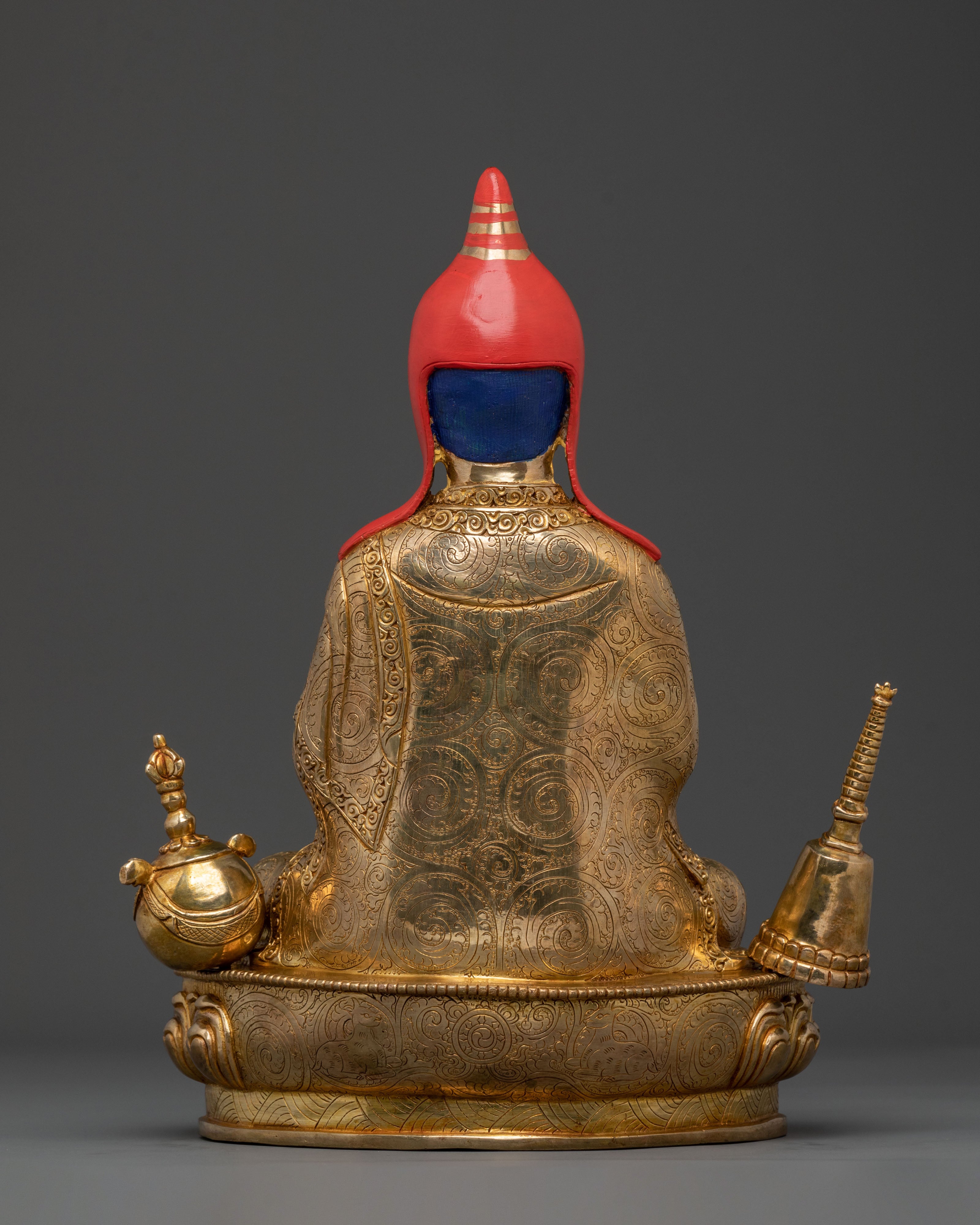 Atisa Statue | Exquisite 24K Gold Gilded Masterpiece
