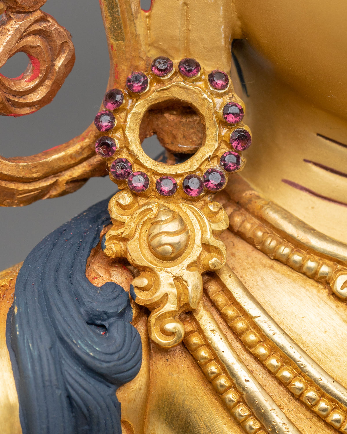 Manjughoṣa Copper Figurine | Tibetan Buddhist Deity