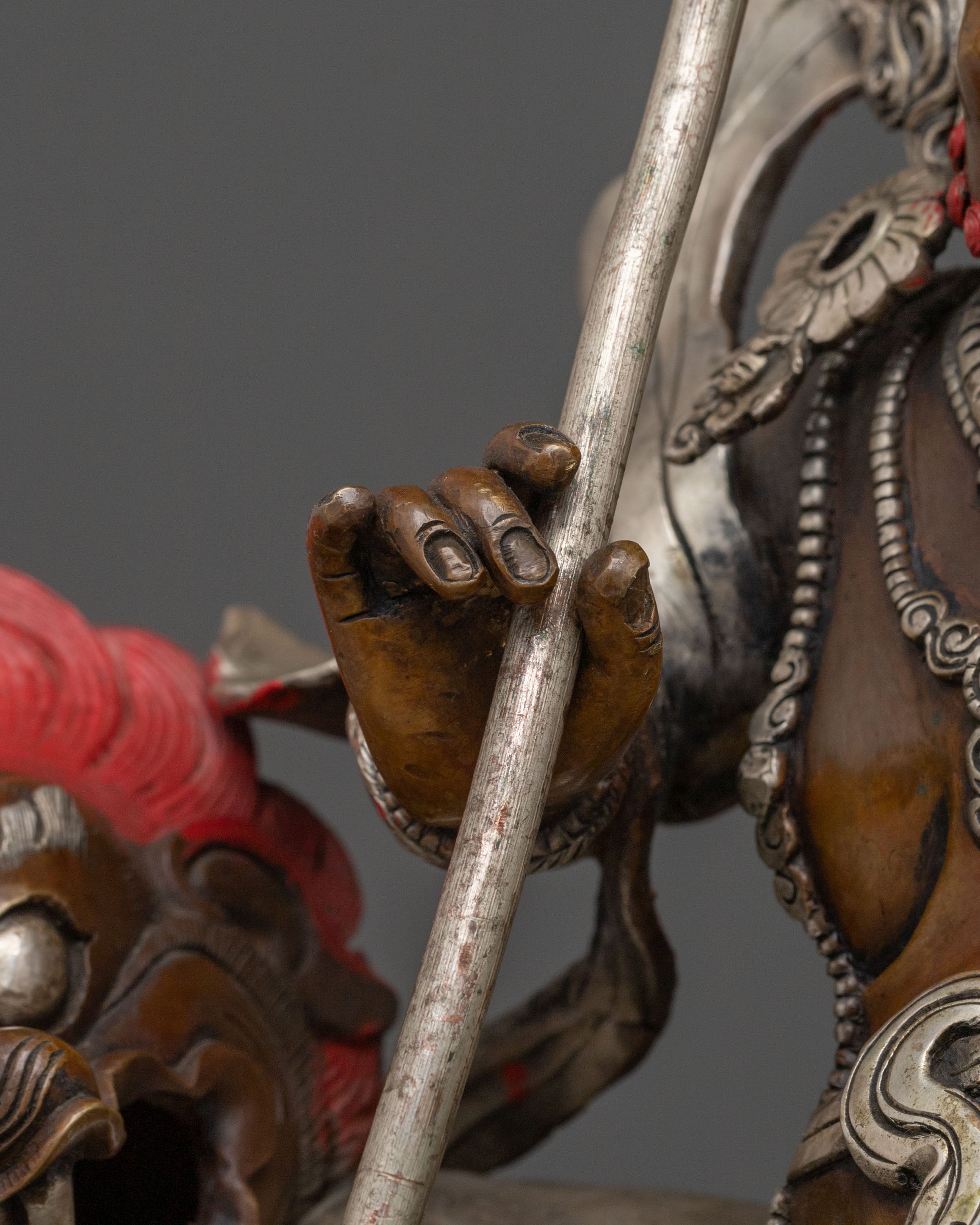 Hand-Carved Namtoshe Statue | Wealth Guardian