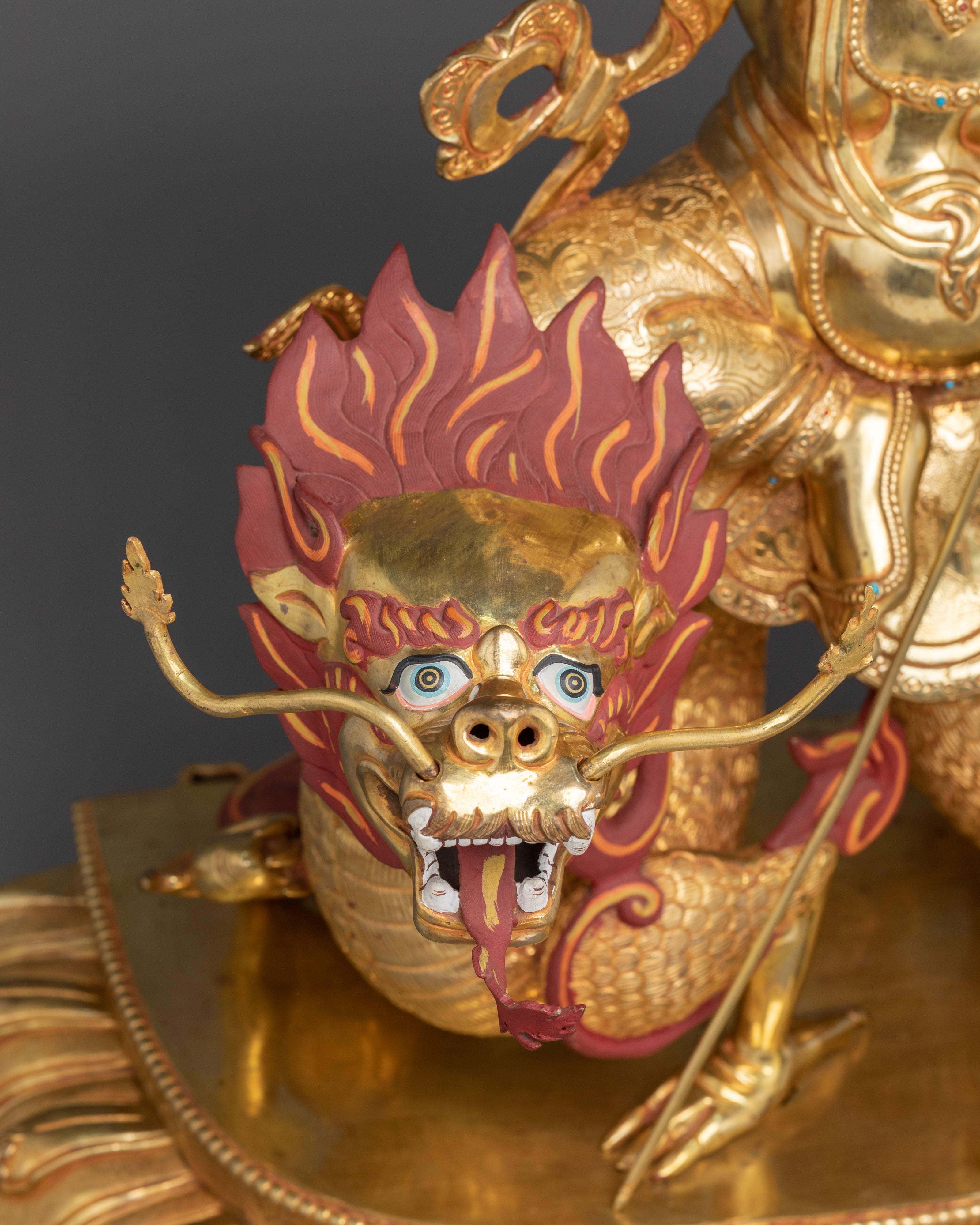 White Dzambhala Statue | Sacred Wealth God