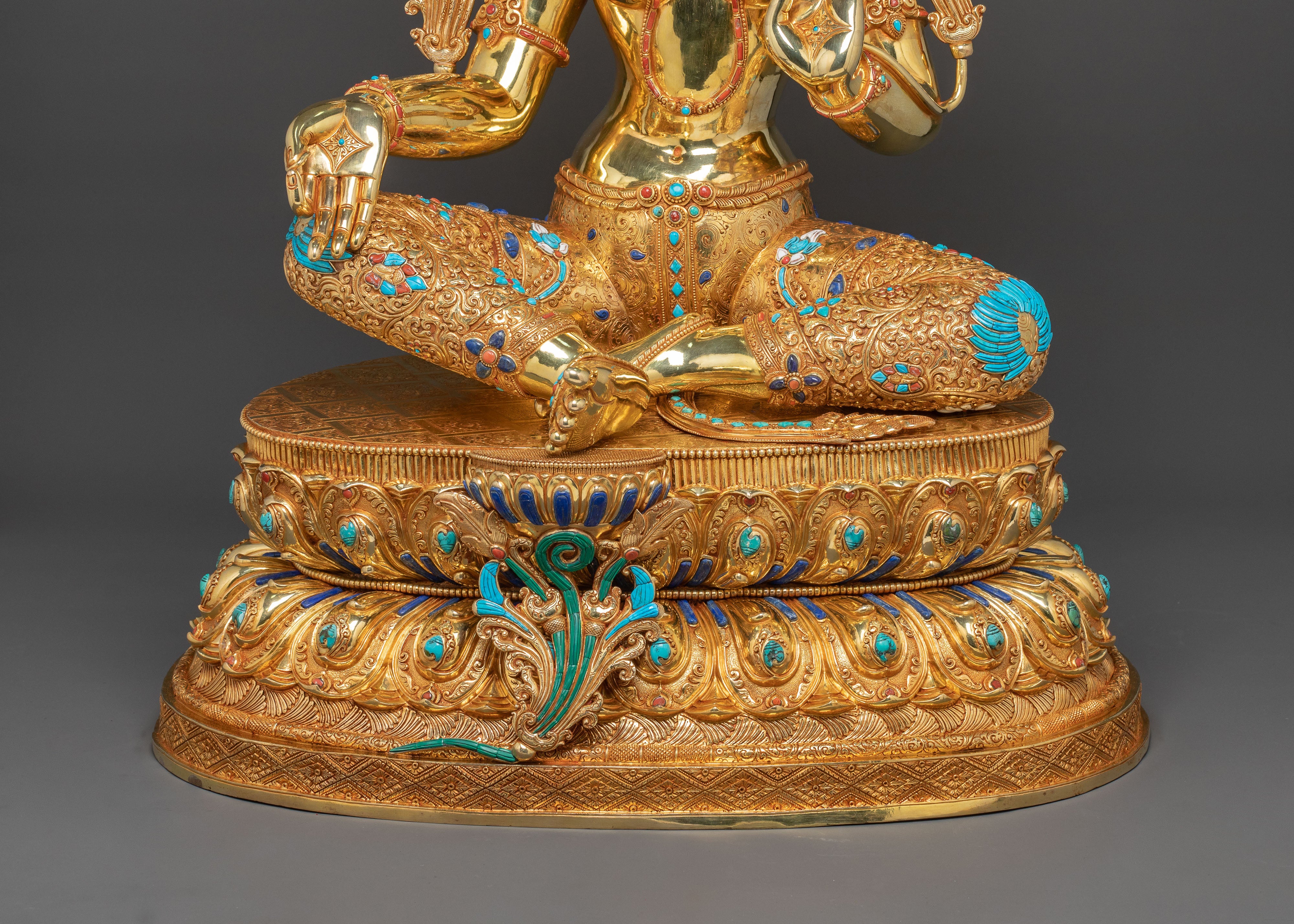 Green Tara Goddess Statue: Embodying Compassion and Divine Protection