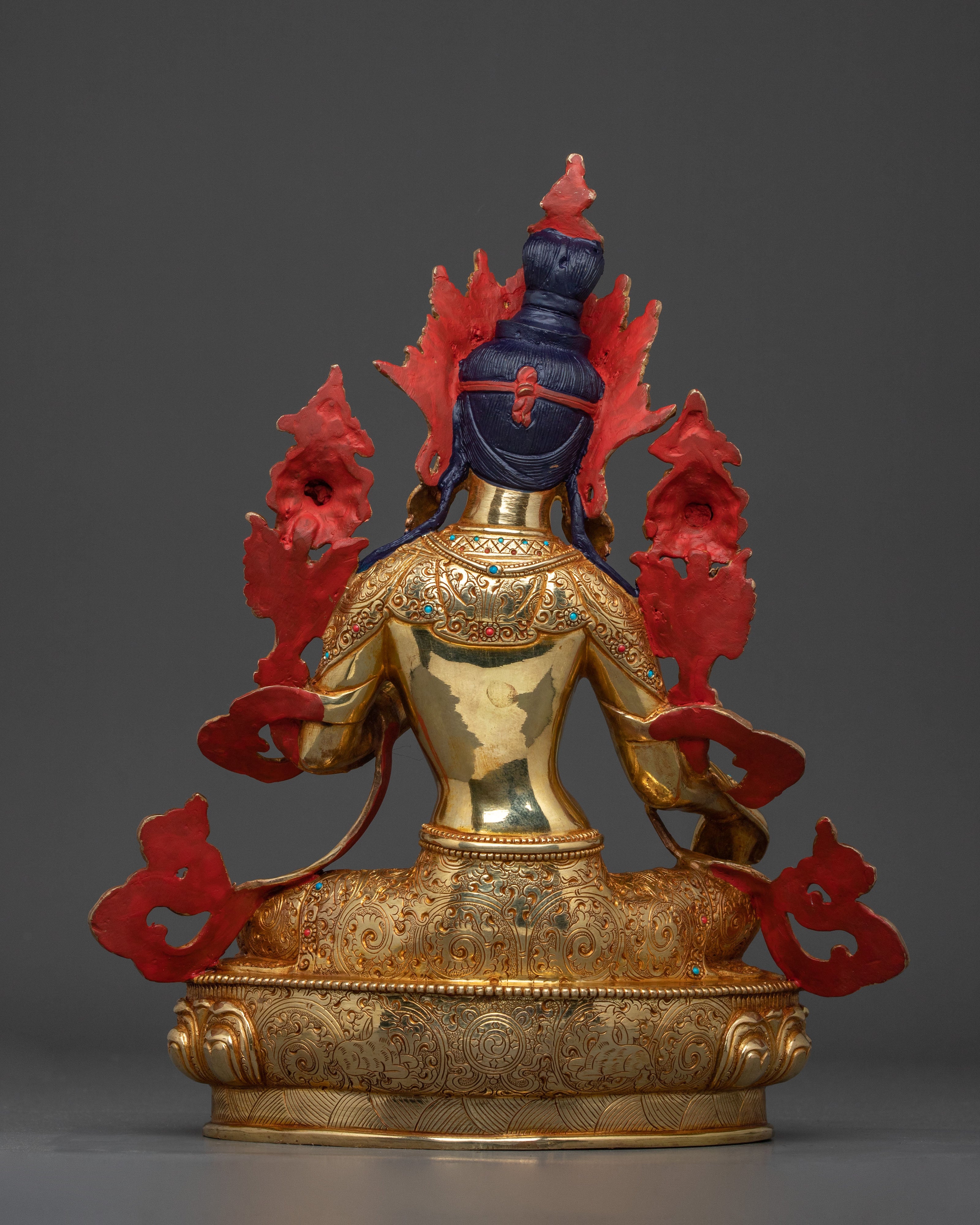 Green Tara Prayer Altar Statue | Goddess of Compassion