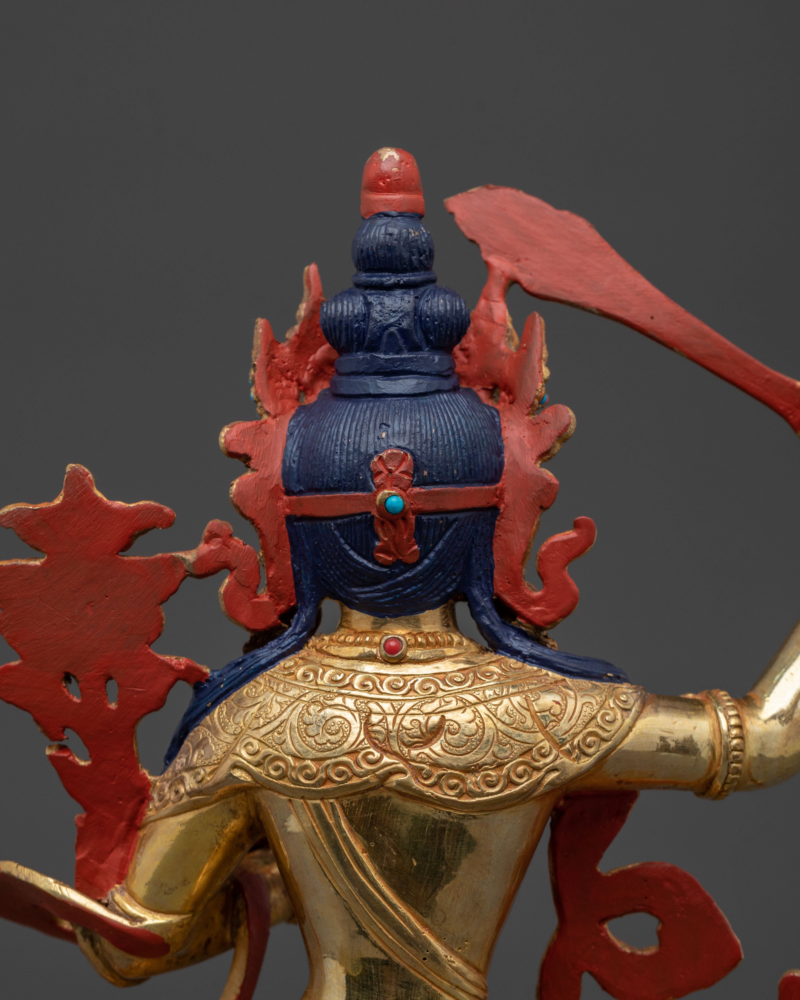 Handcrafted Manjushri Statue | Wisdom Embodied