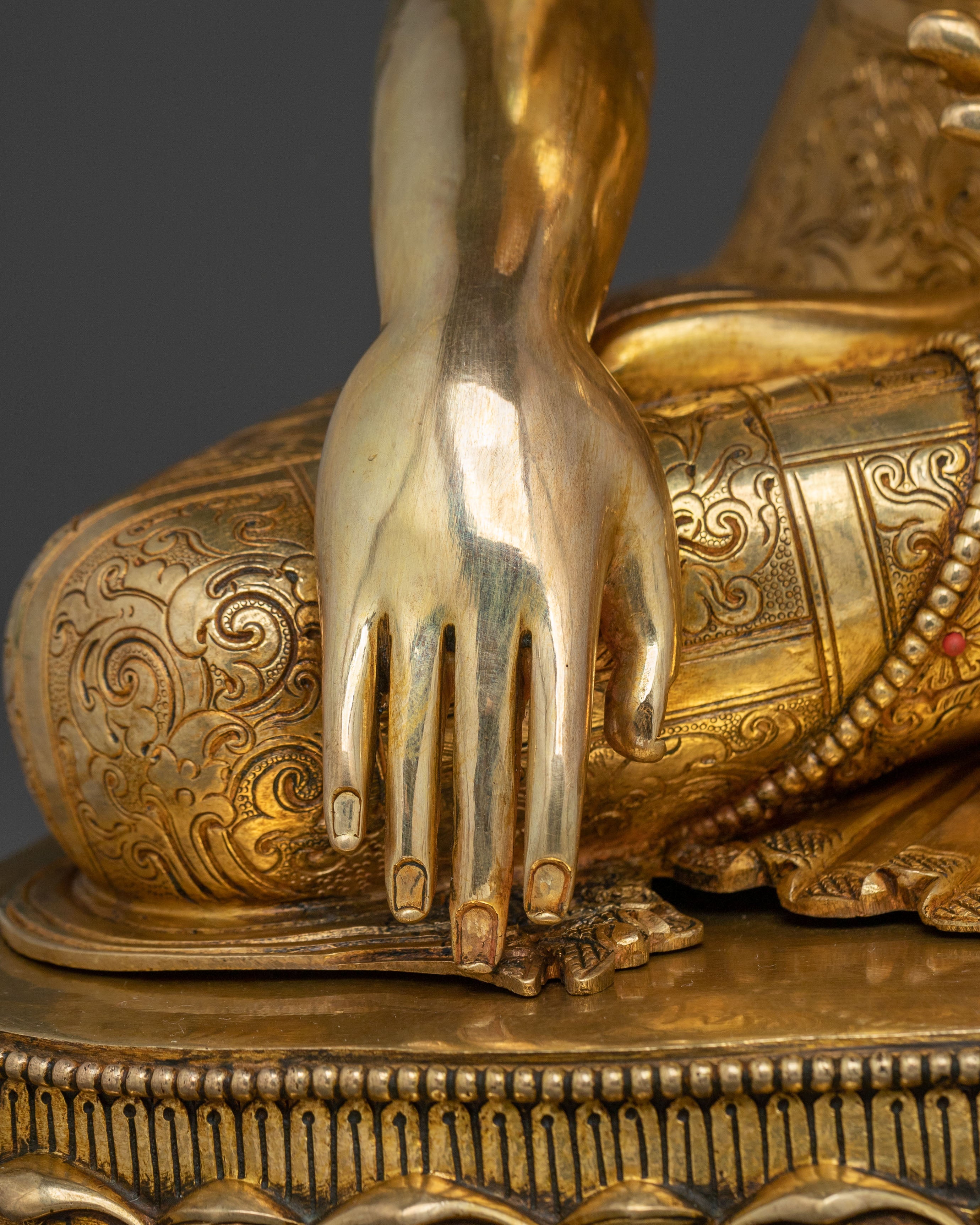 Shakyamuni Buddha Statue with Disciples | Home Decor