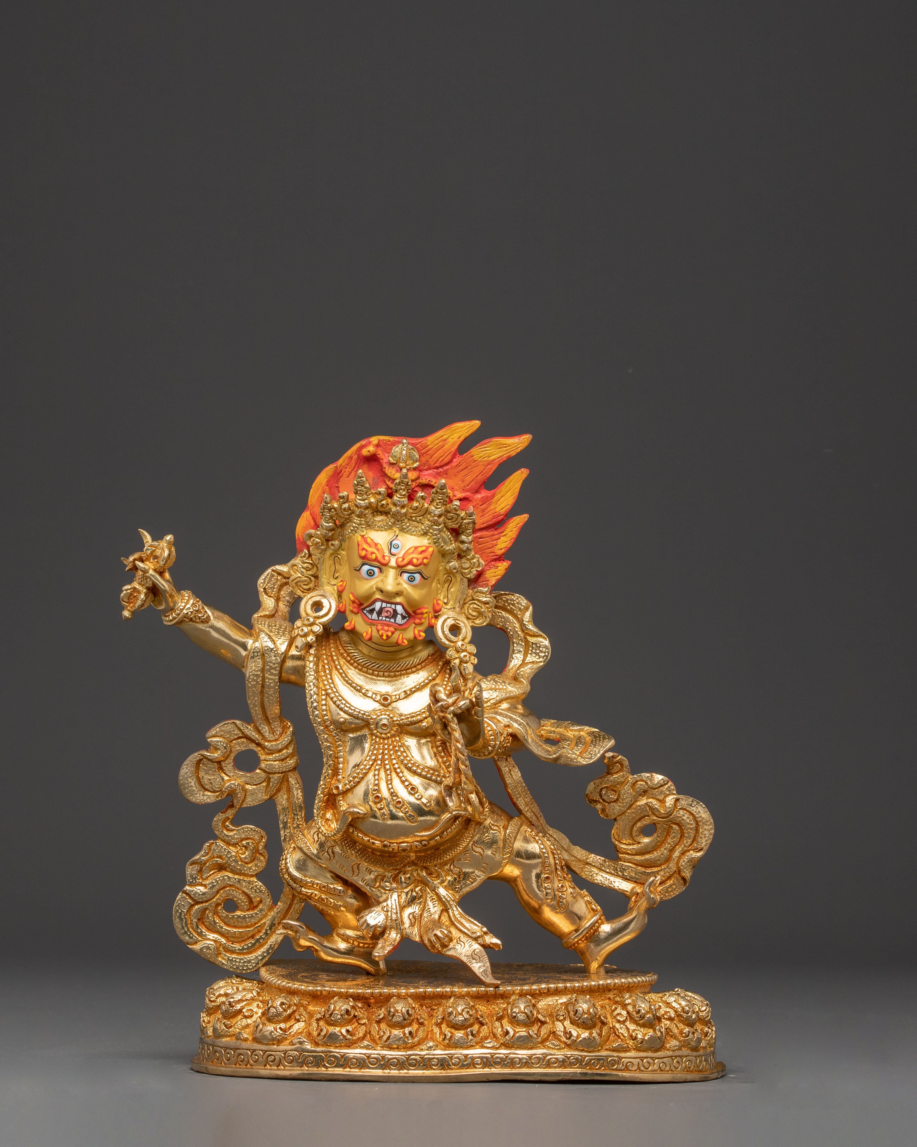 Handcrafted Vajrapani Statue: Protector of All Buddhas