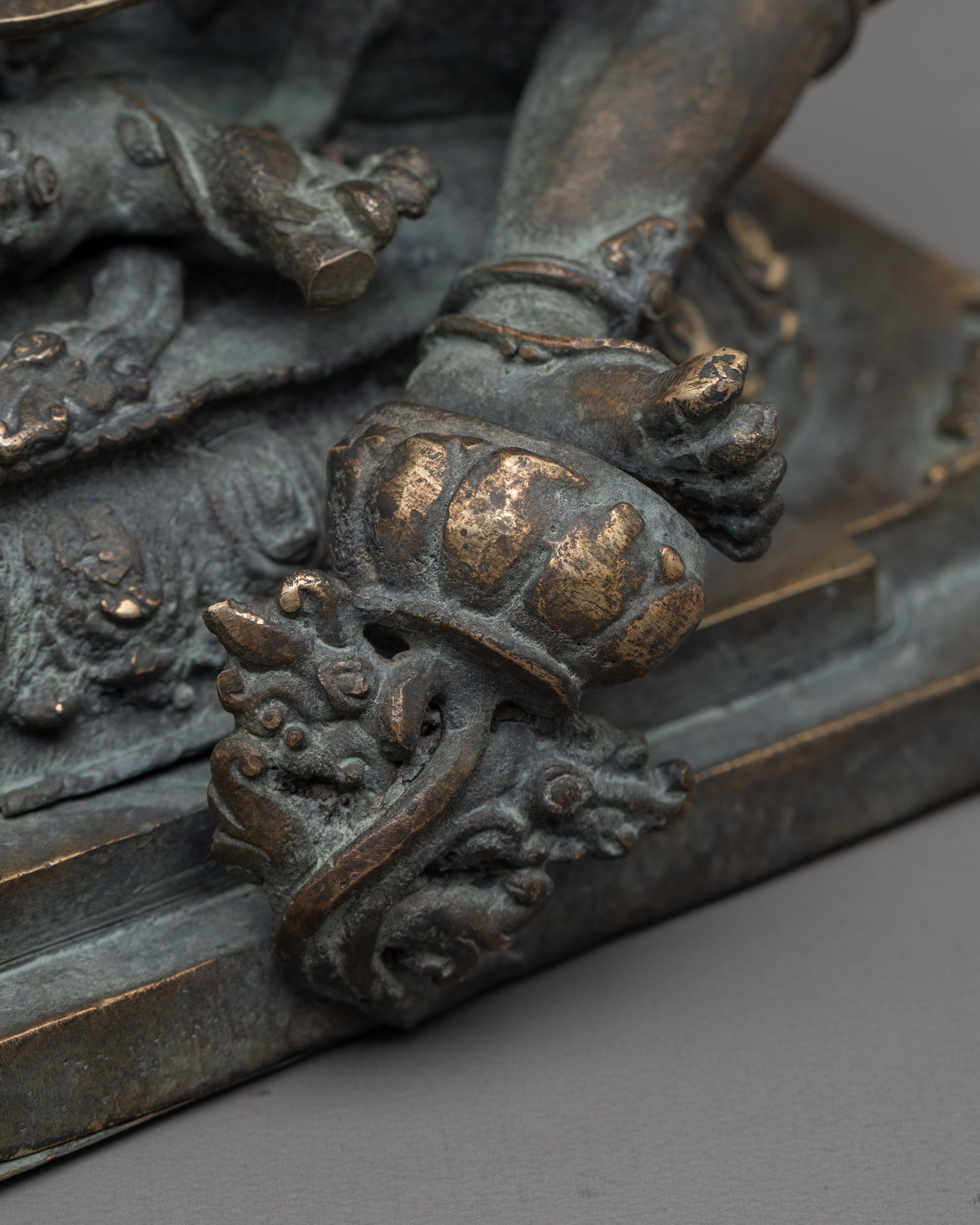 Vajrasattva Statue | Sacred Figurine with Antique Finish