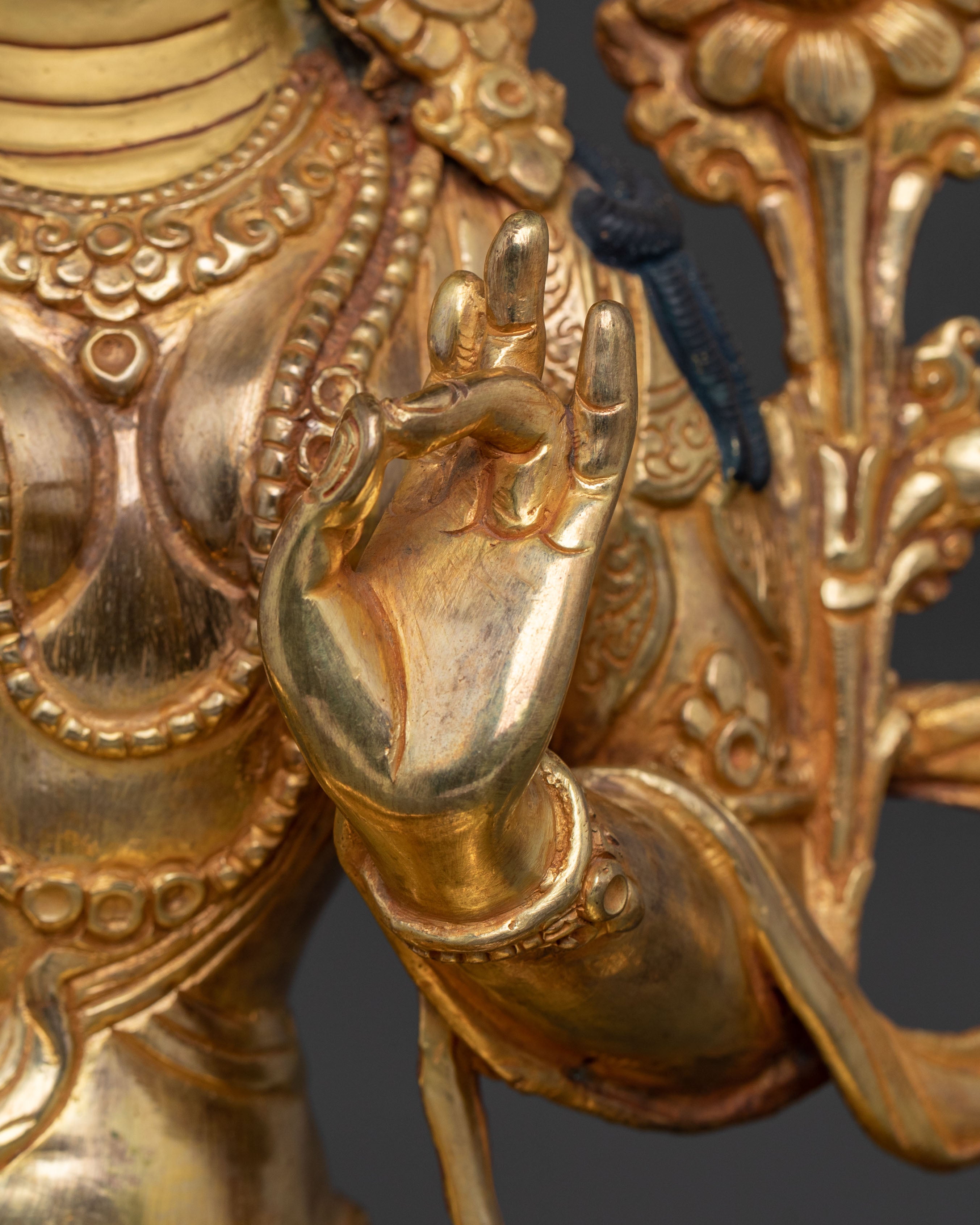 Handcrafted Green Tara Statue | Mother Figurine