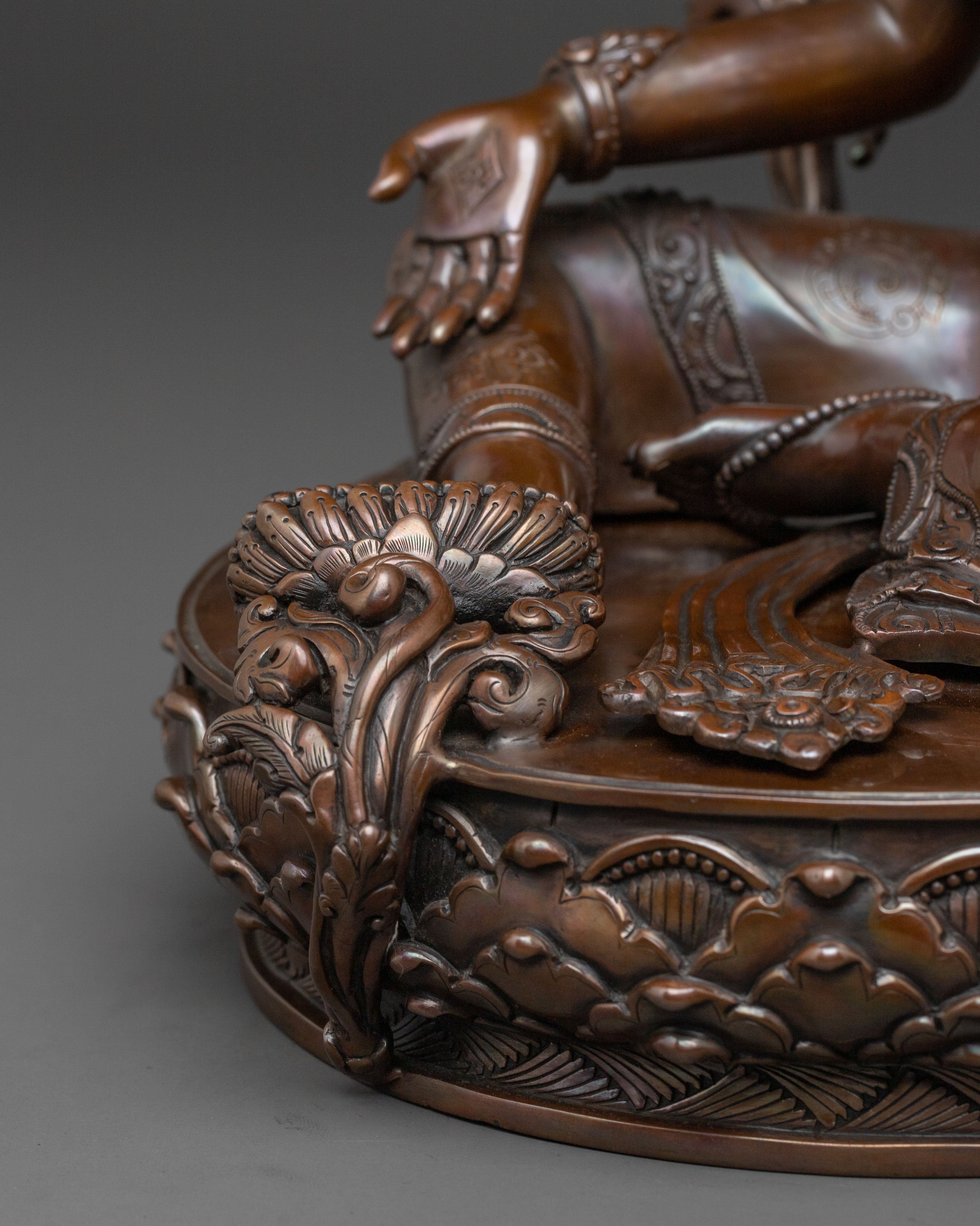 Savior Green Tara Traditional Statue for Rituals