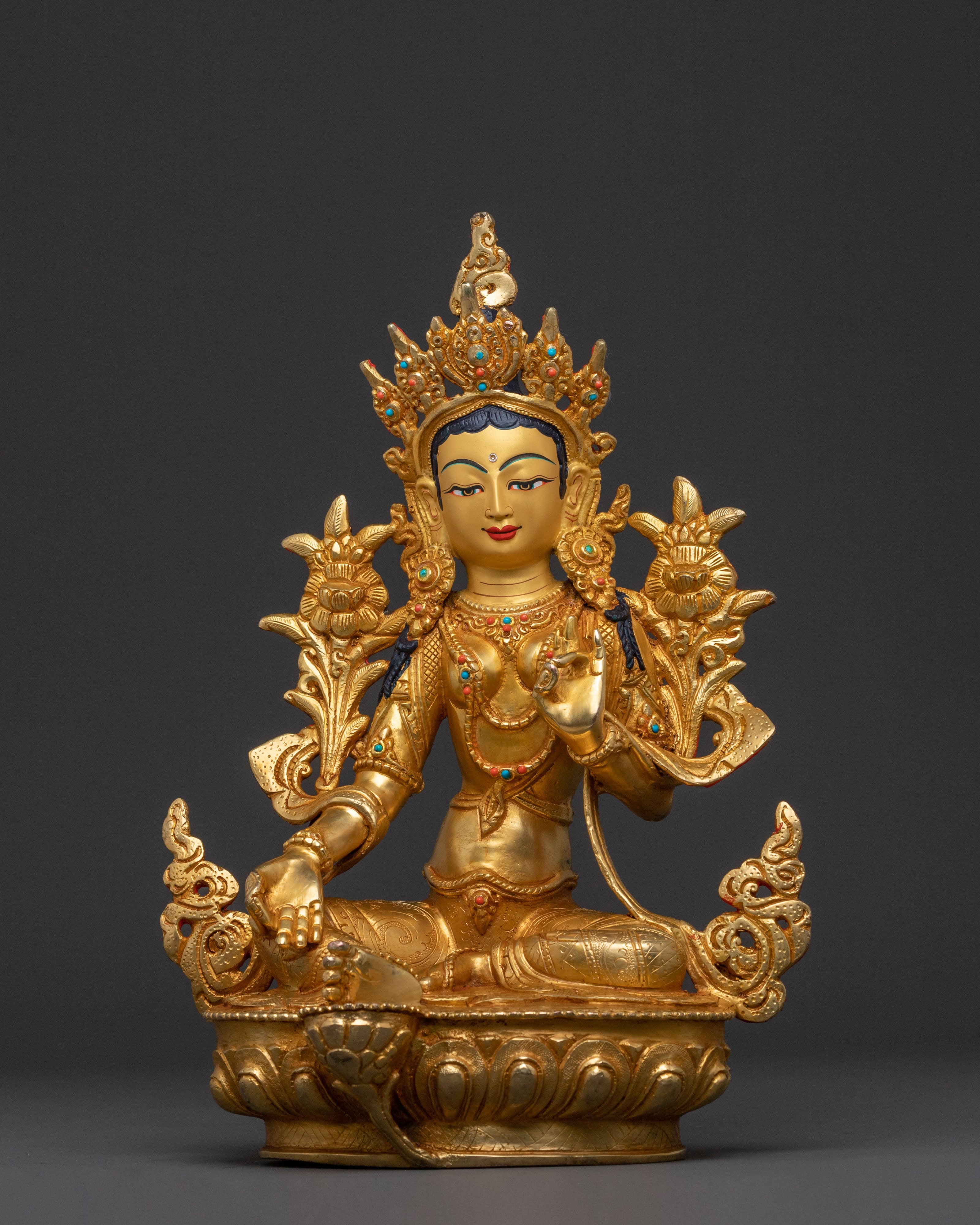 Green Tara Statue