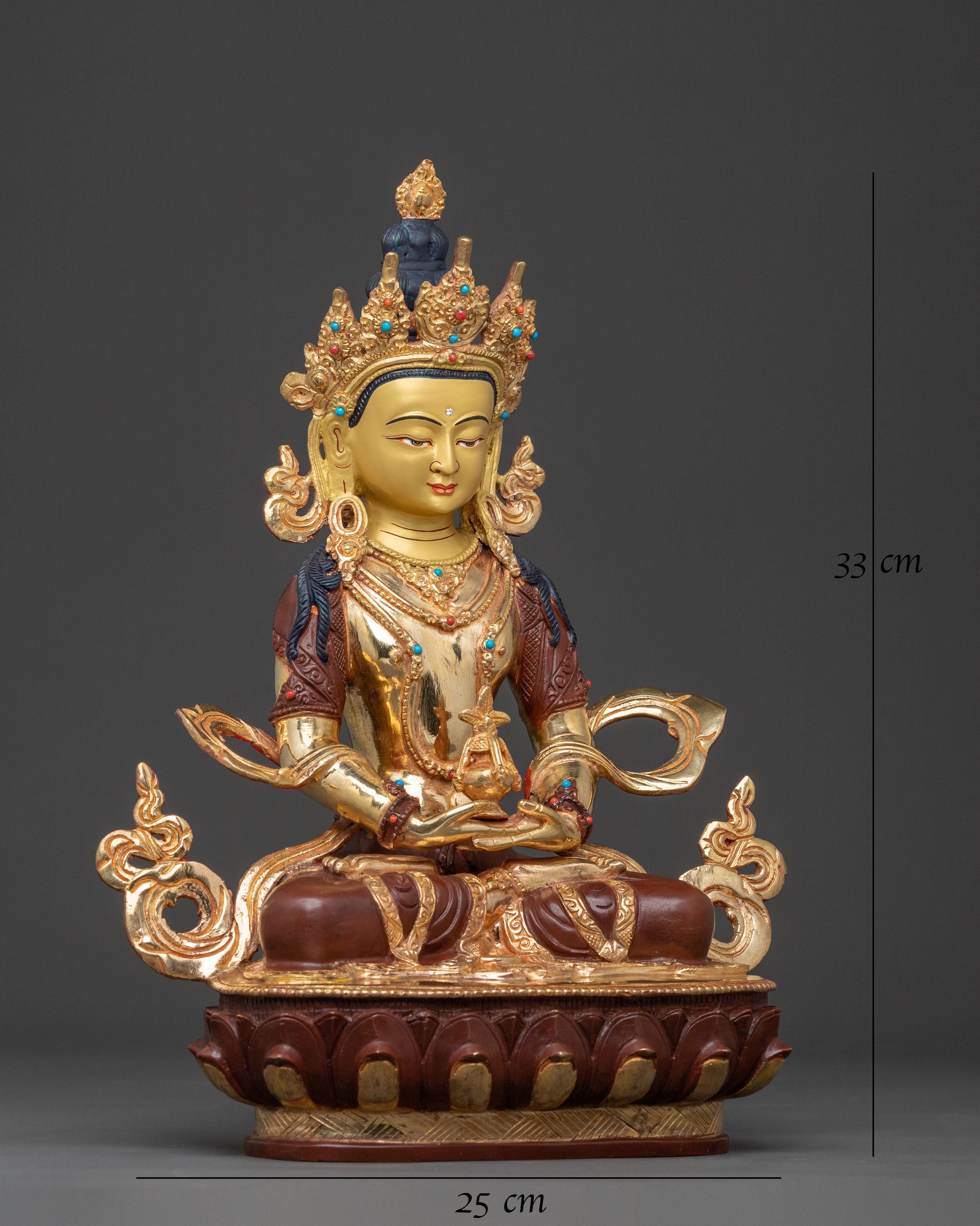 Tibetan Long Life Bodhisattvas Amitayus Buddha