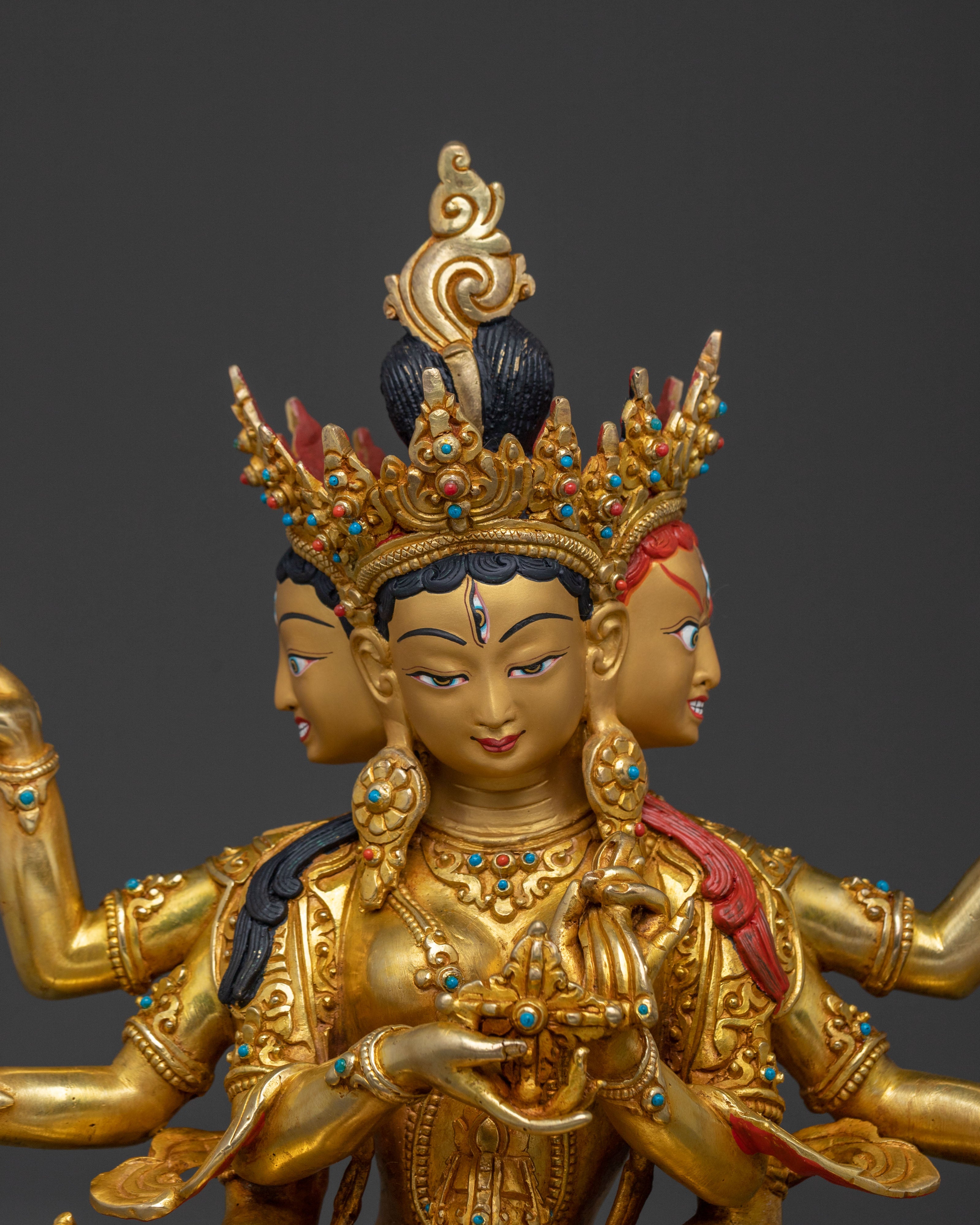 Namgyalma Sacred Golden Statue | Buddhist Goddess