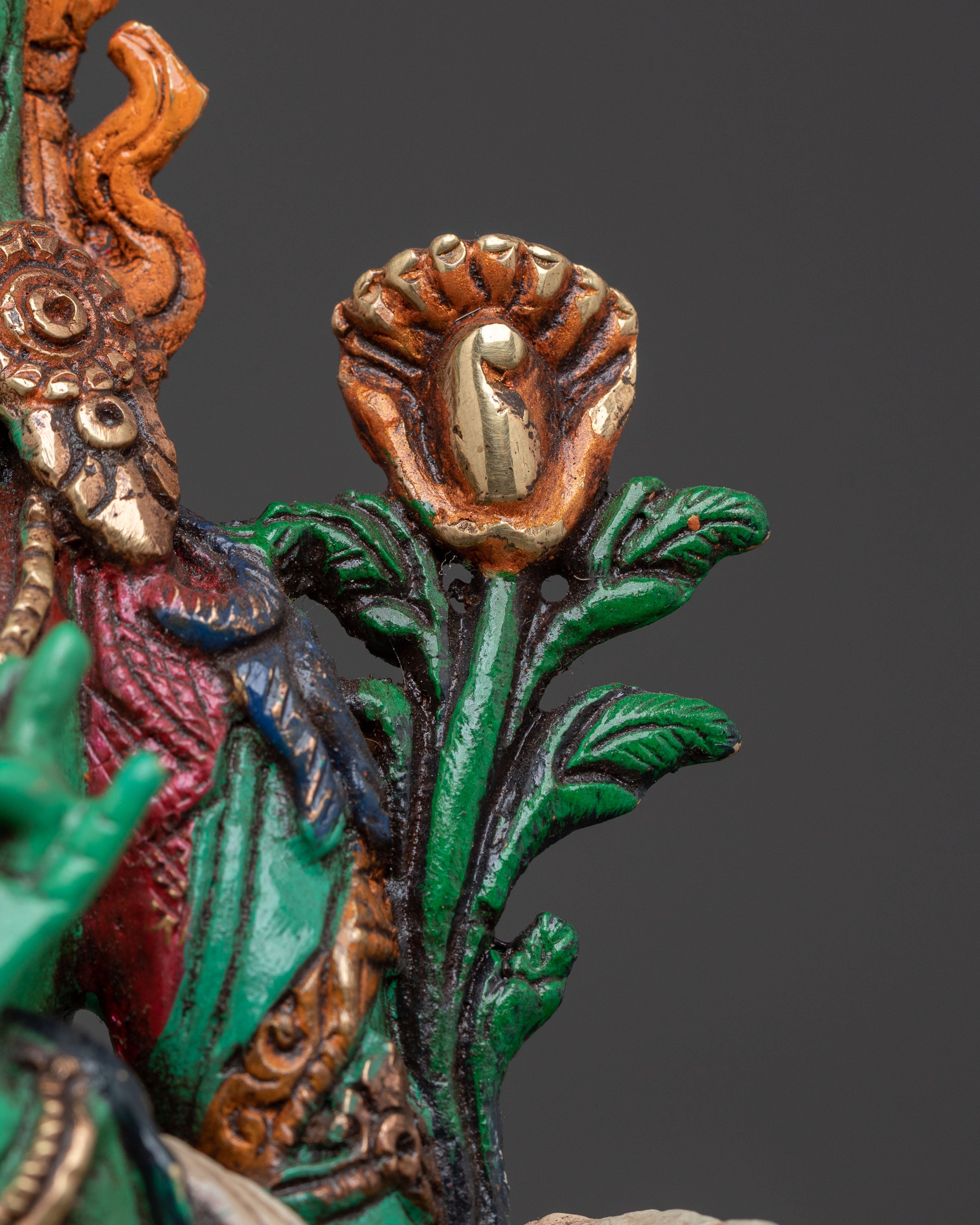 Five Bodhisattva Sacred Statue Set | Himalayan Buddhist Decor