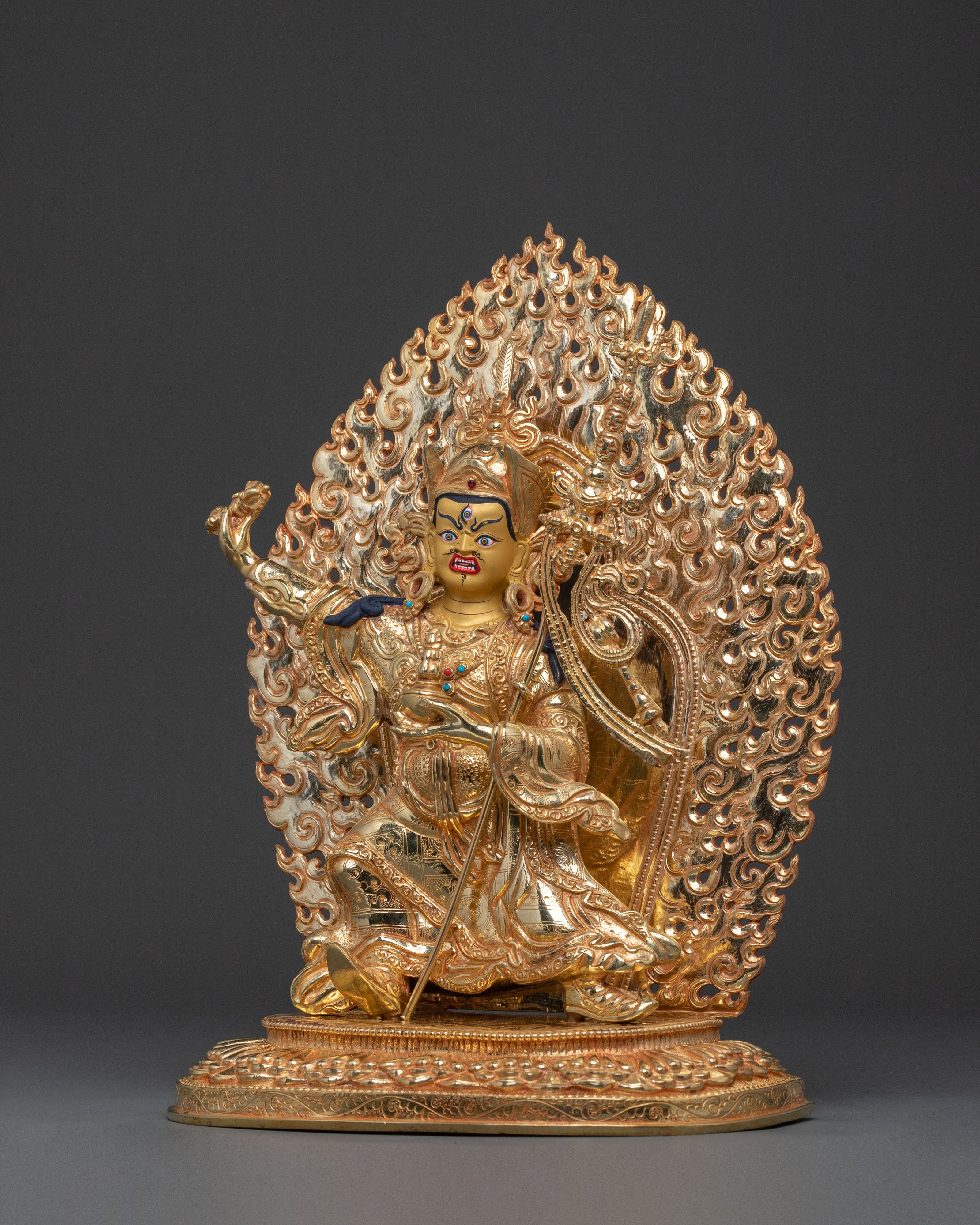 Standing Guru Rinpoche Divine Sculpture | Home Decor