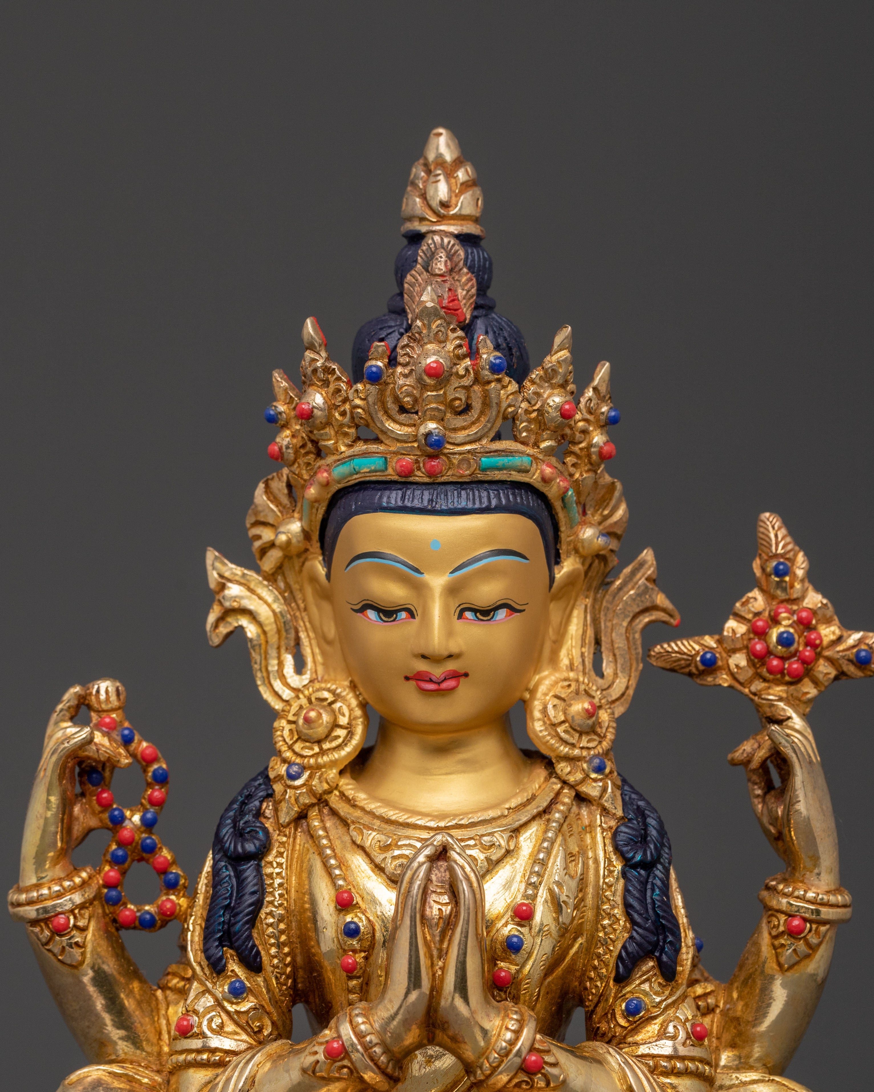 Chenrezig Spiritual Protector Statue | Home Decor