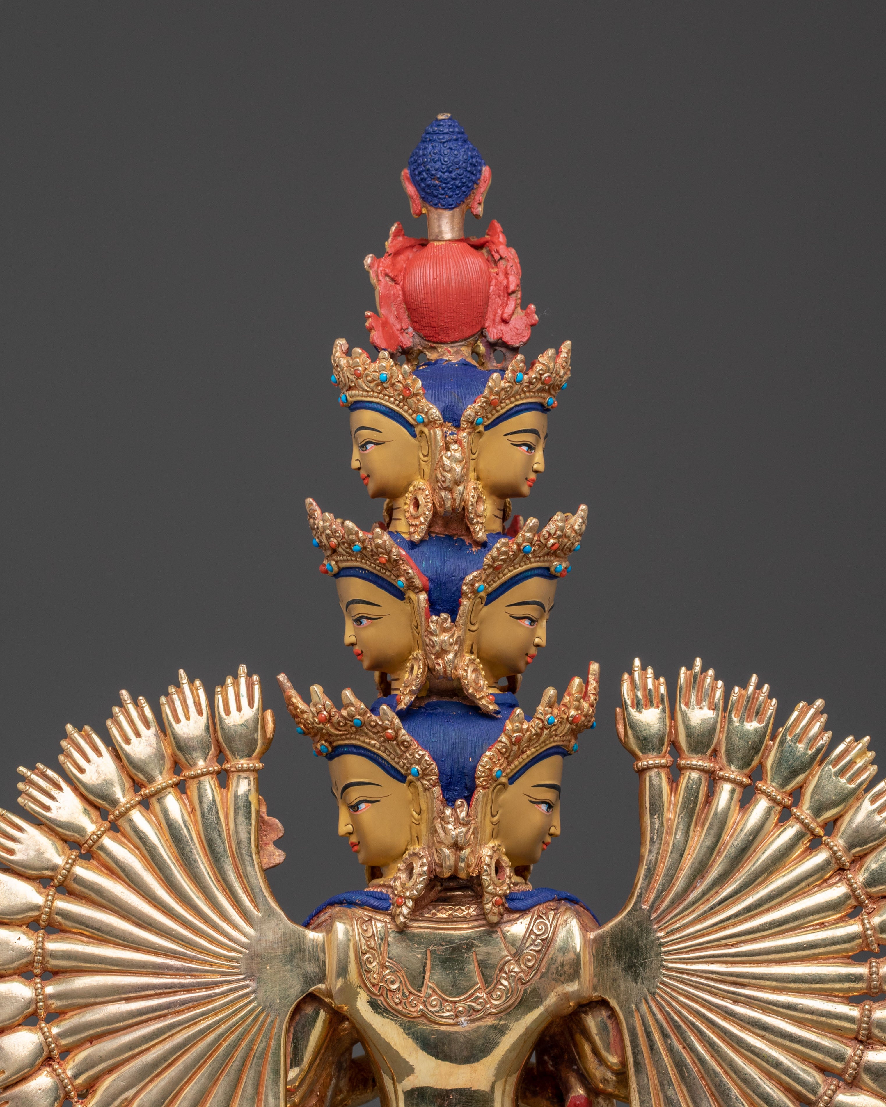 1000 Armed Chenrezig Figurine | Buddhist Icon