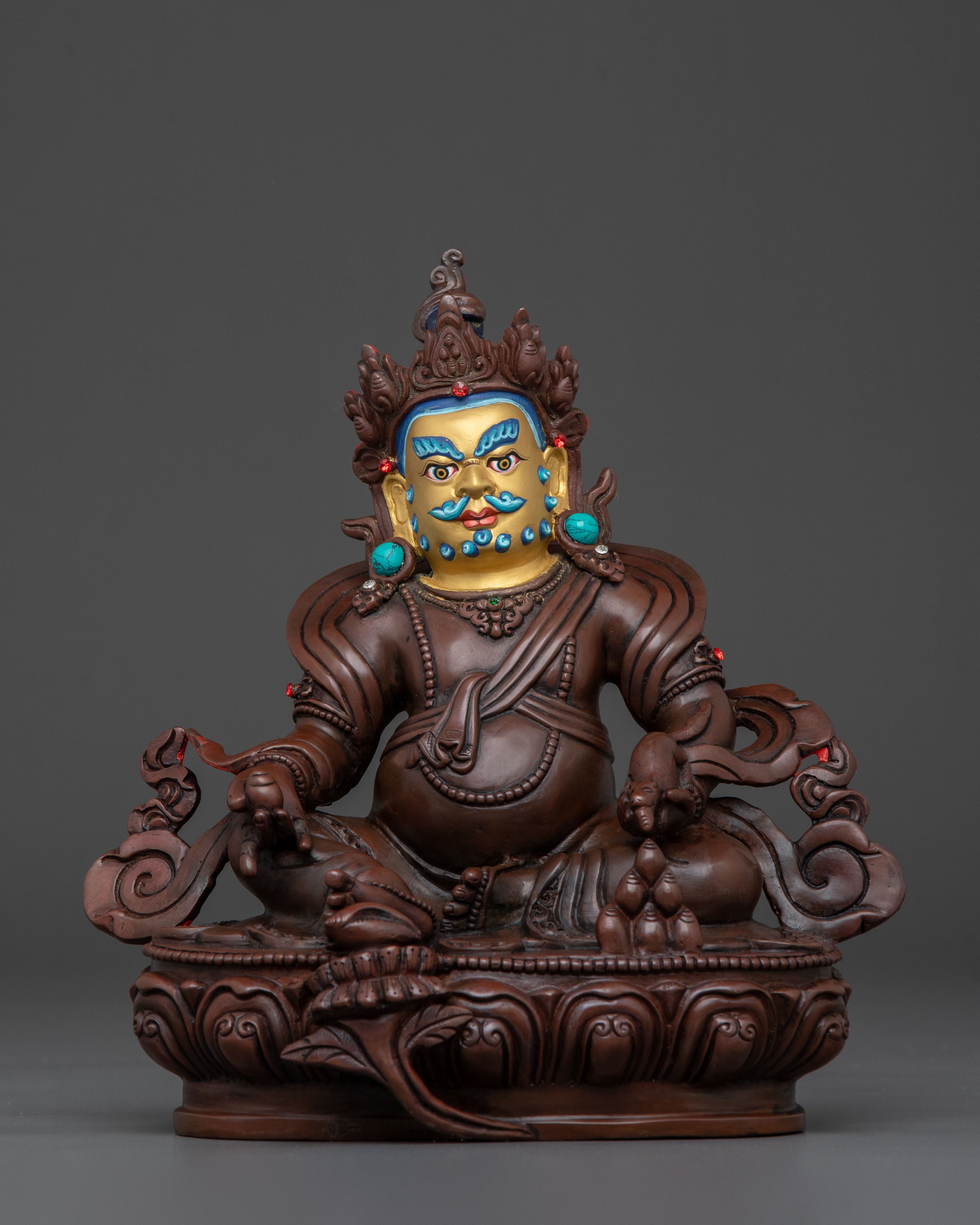 Dzambhala Sacred Statue of Prosperity | Wealth Deity of Abundance and Fortune