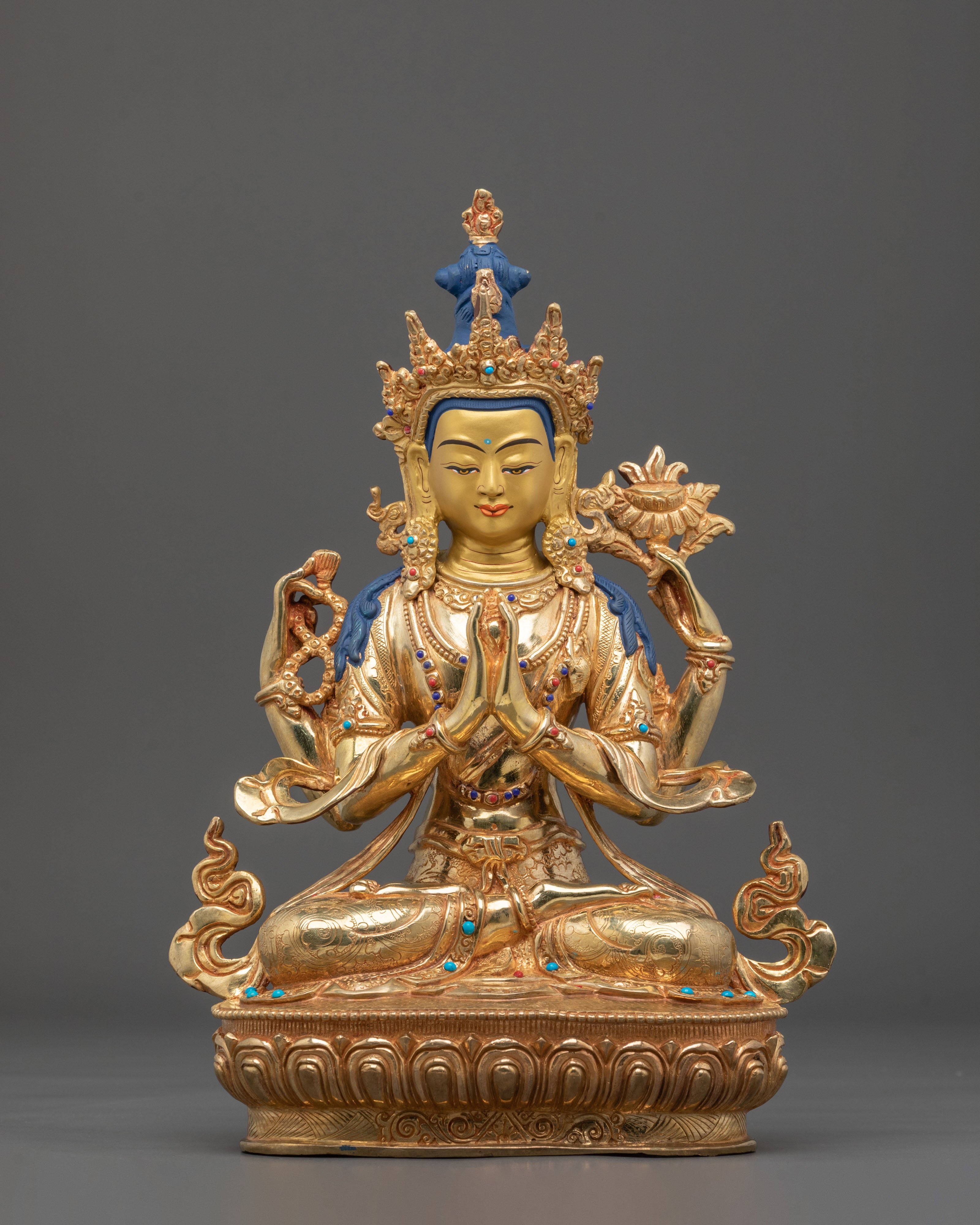 Chenrezig Compassionate Liberator Statue | Symbol of Mercy