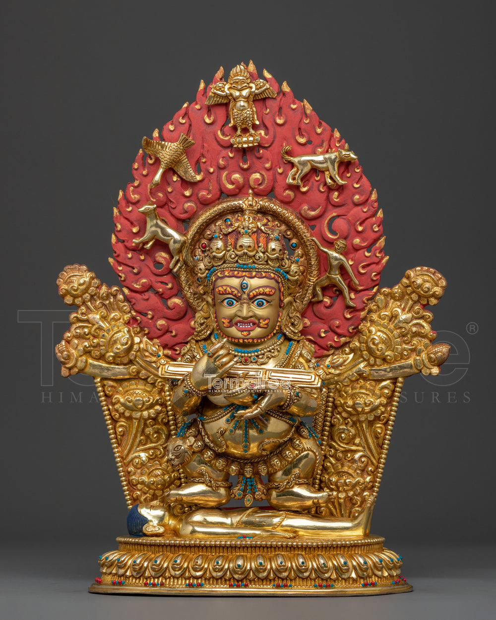 Shaky mahakala Copper Staue 