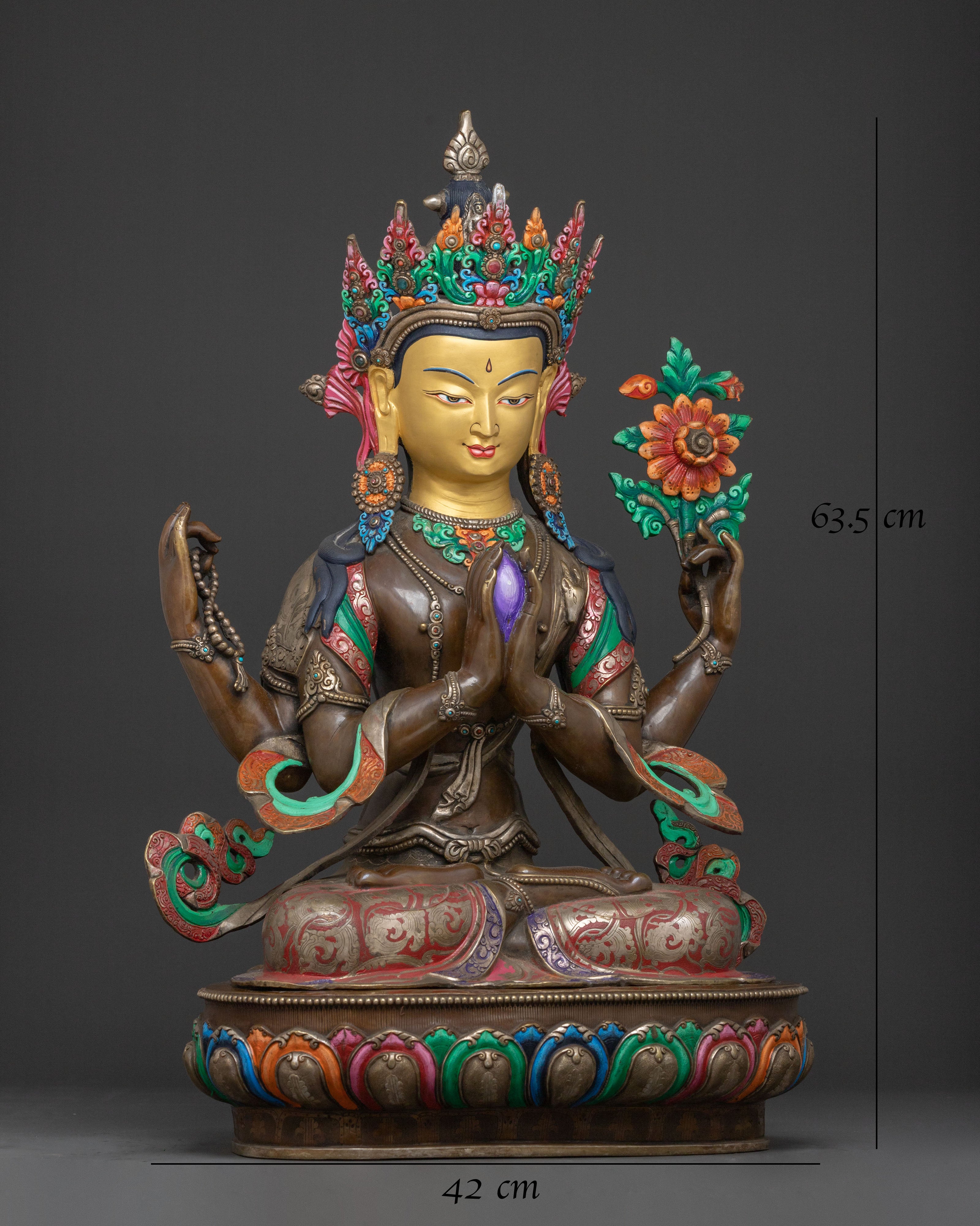 Chenrezig Statue | Bodhisattva of Infinite Compassion
