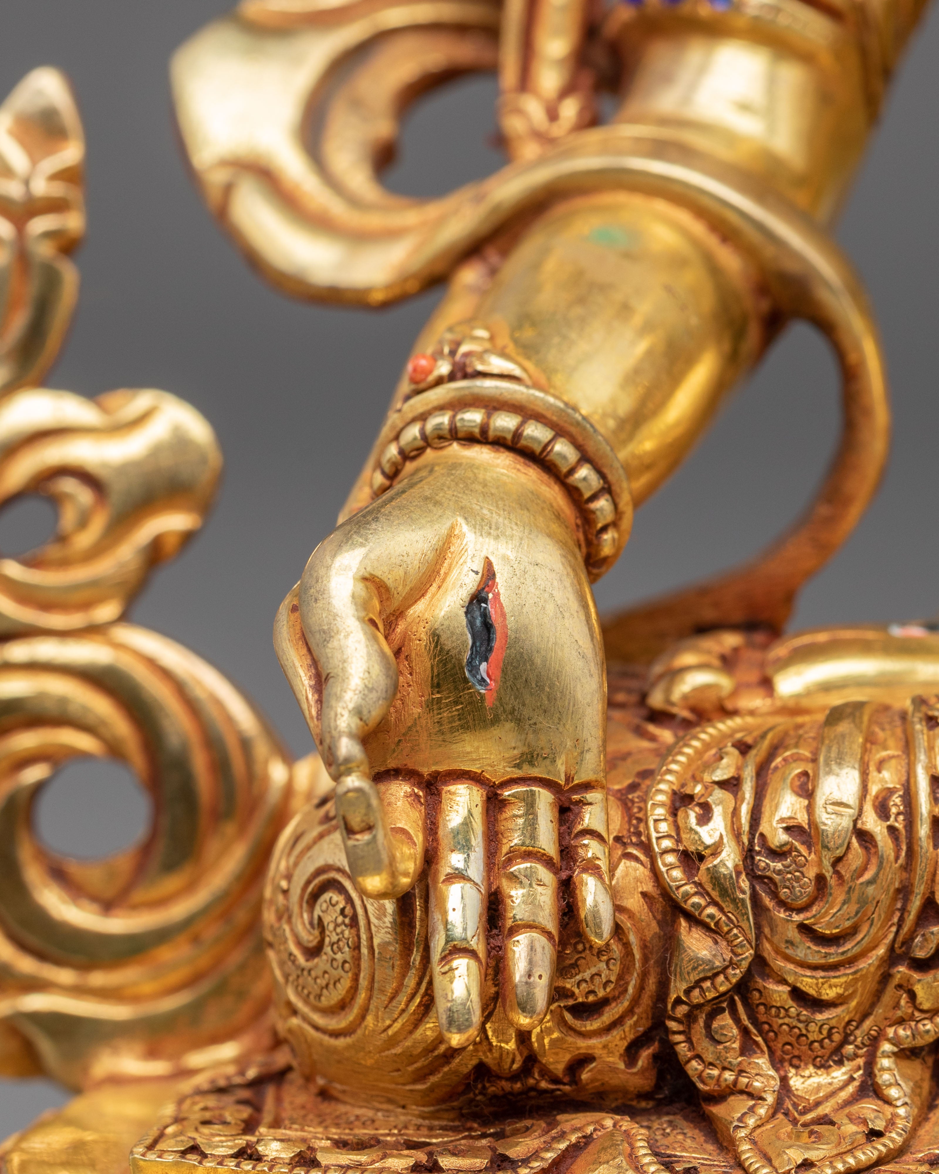 White Tara Tibetan Figurine | Buddhist Goddess