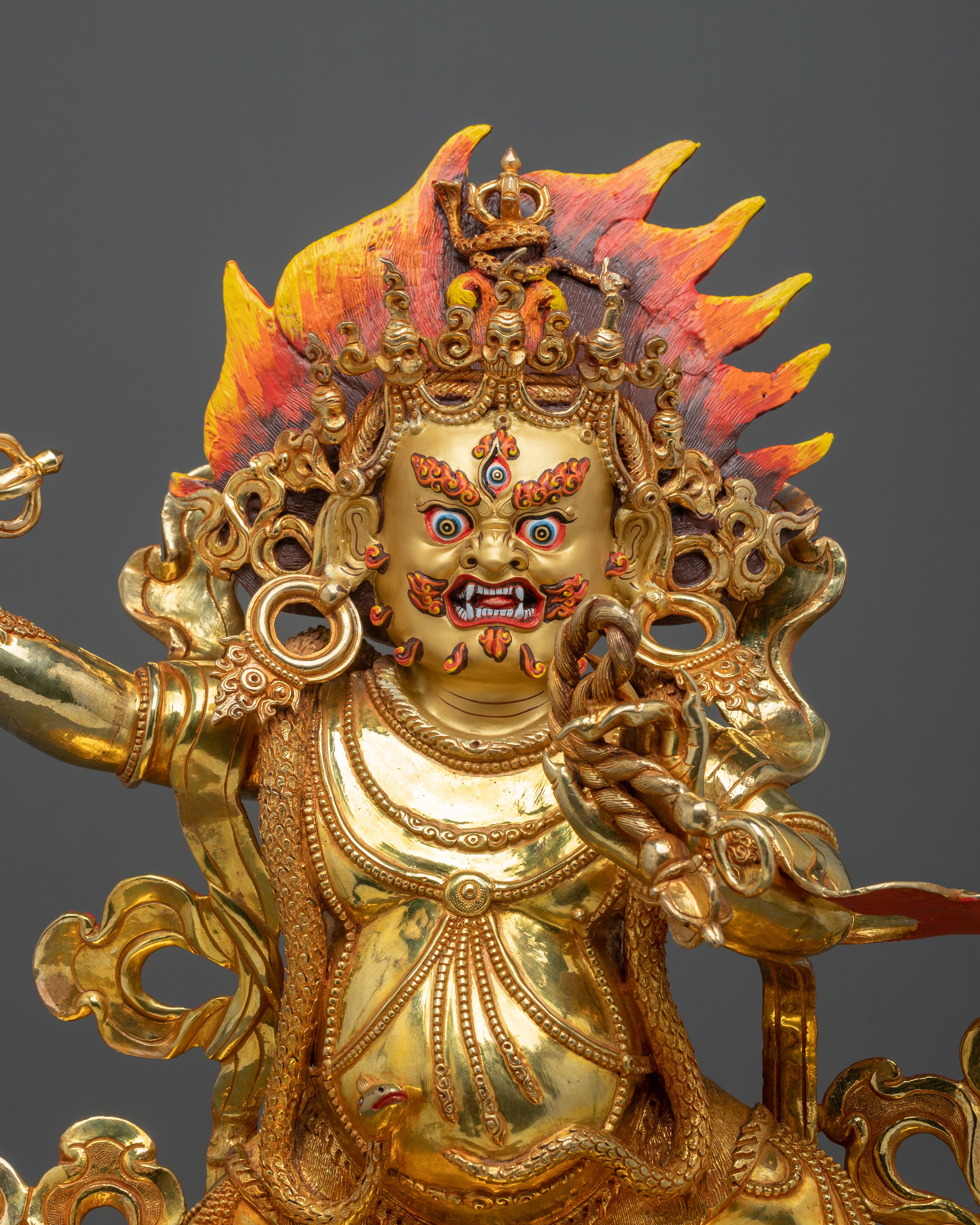 Vajrapani Fierce Buddhist Guardian Figure