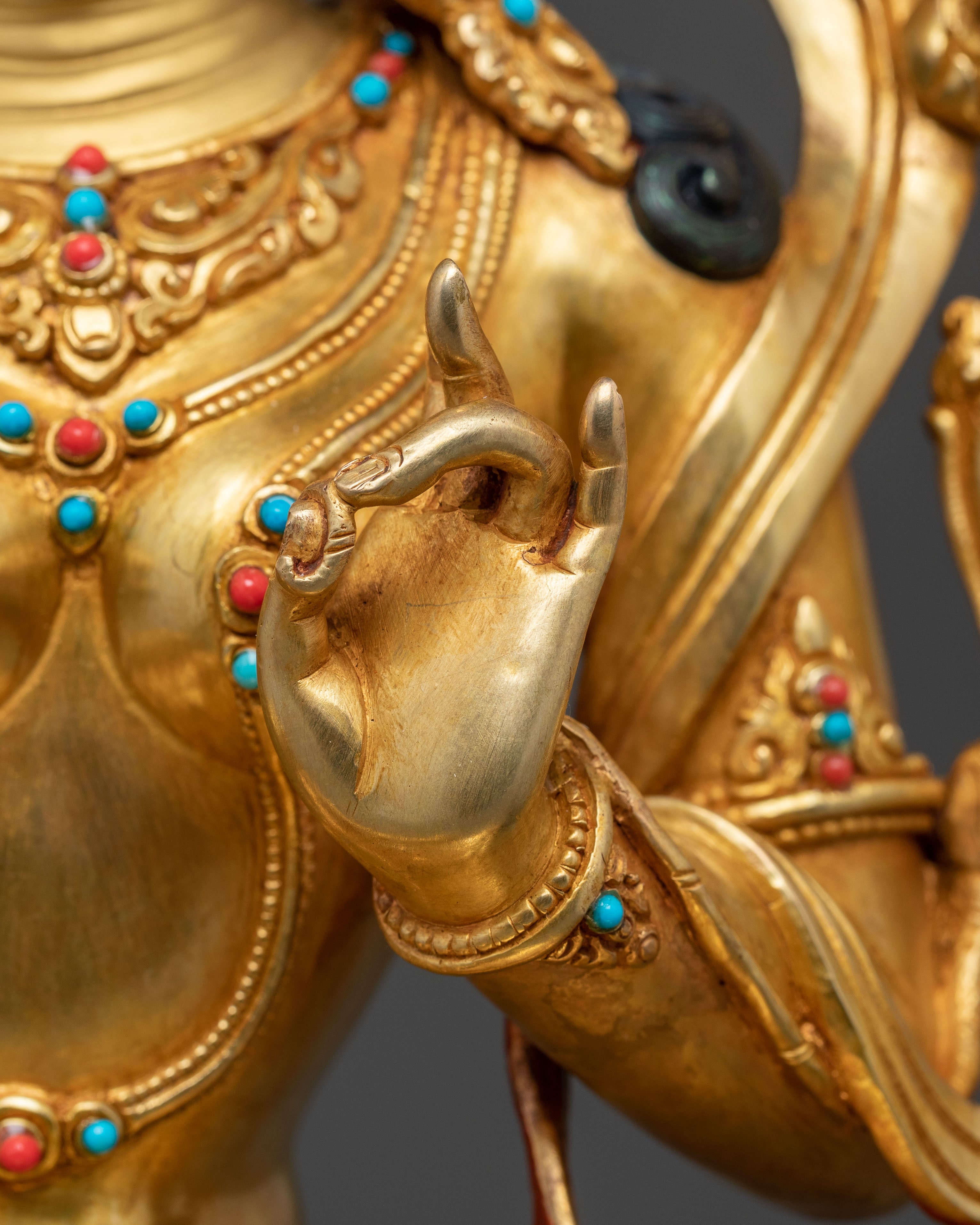 Green Tara Mother Figure: Buddhist Statue