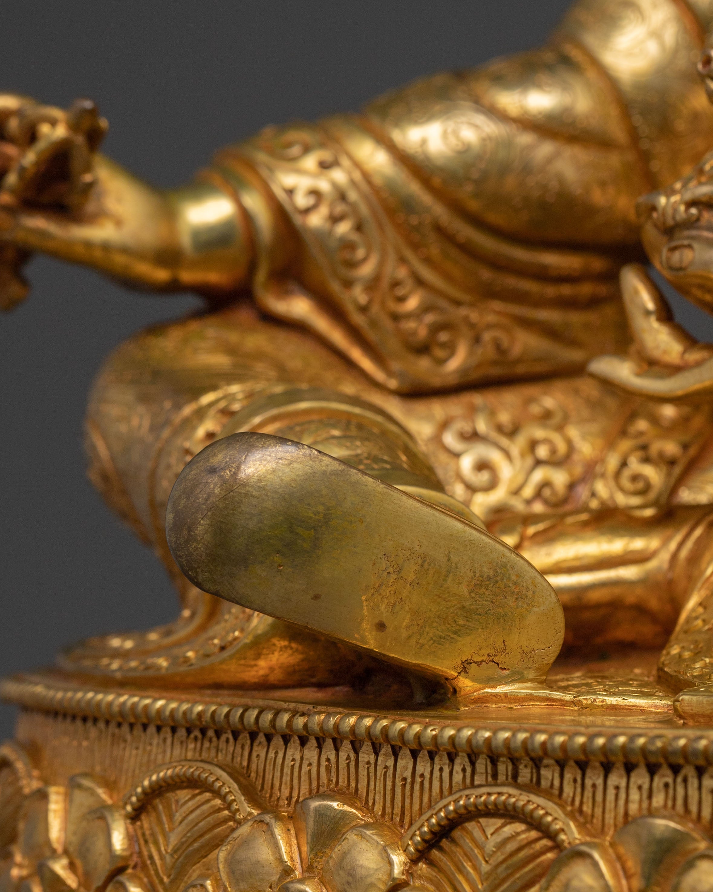 Handmade Guru Rinpoche Statue | Spiritual Protector