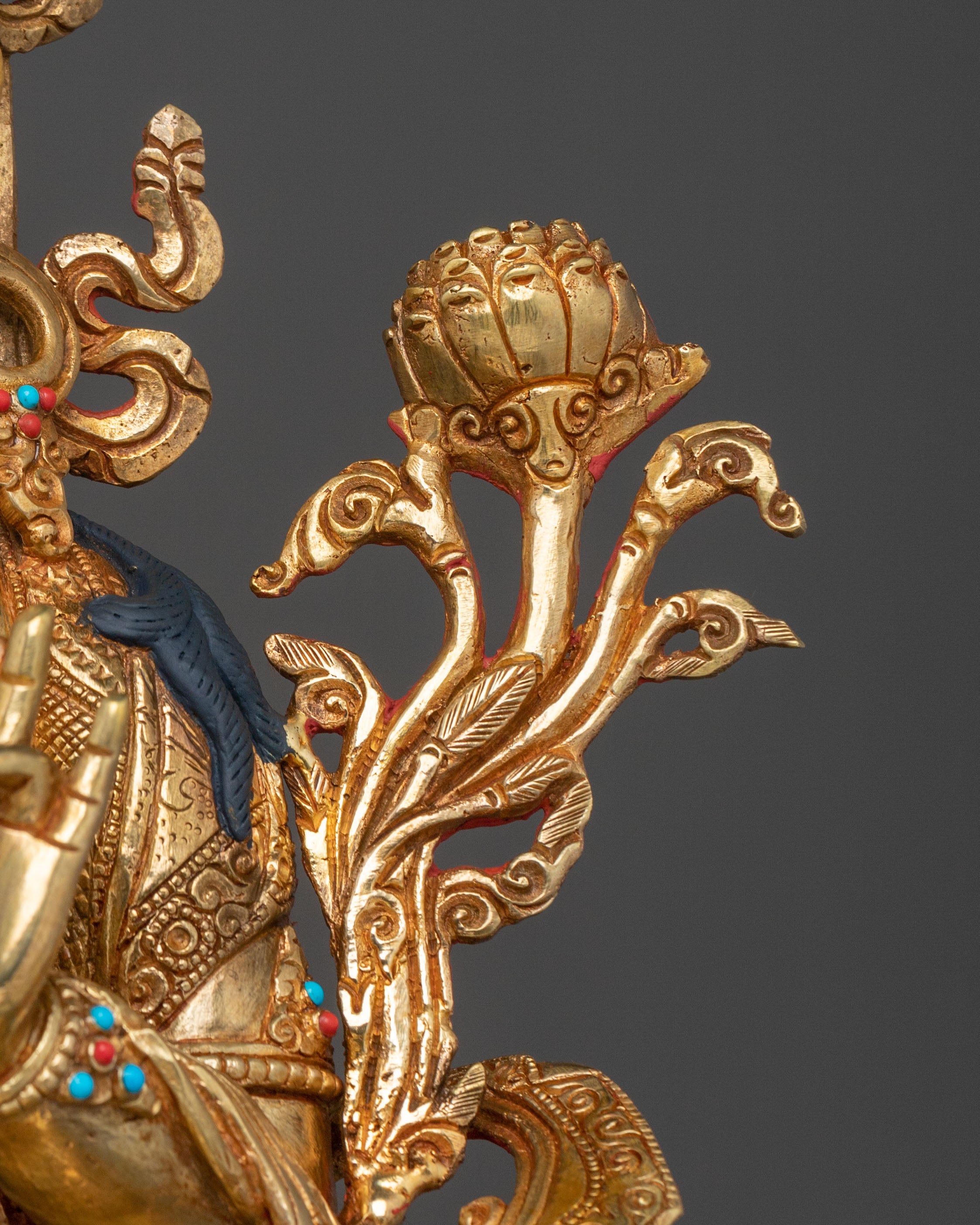 Goddess Green Tara Sacred Sculpture | Buddhist Goddess of Compassion
