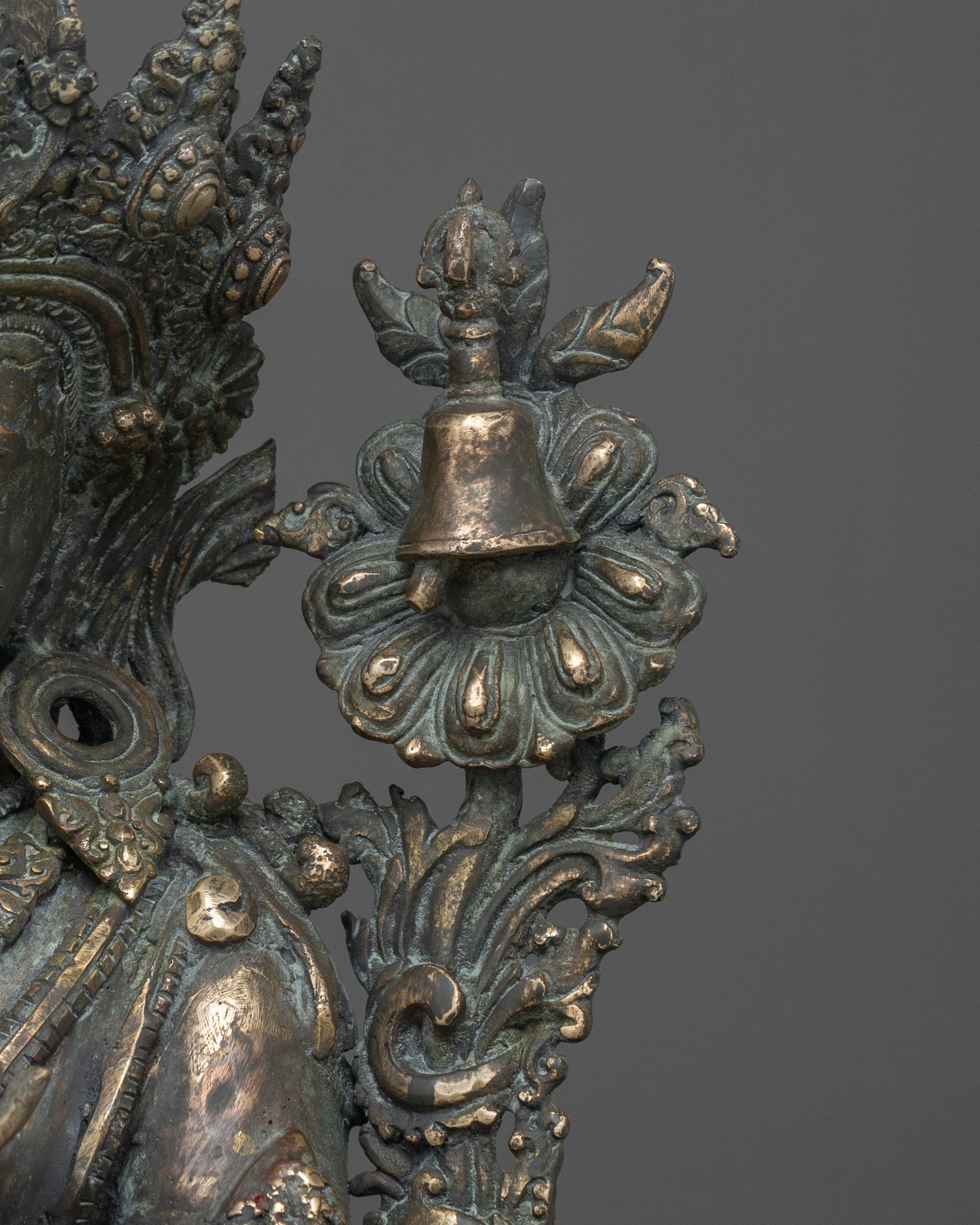 Vajradhara Copper Sculpture | Bronze Figurine of Wisdom