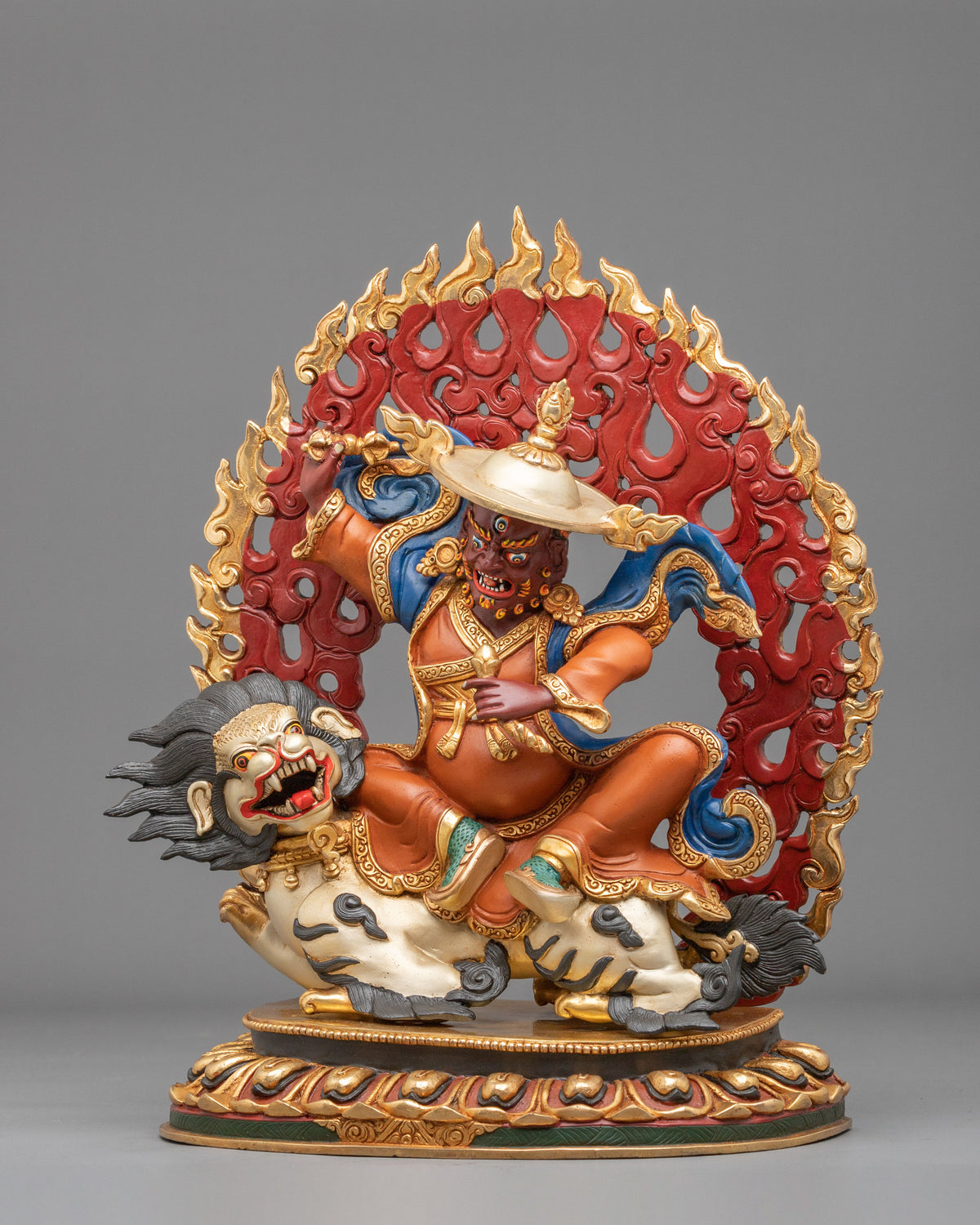 Dorje Legpa Sacred Sculpture: Symbol of Strength Protection