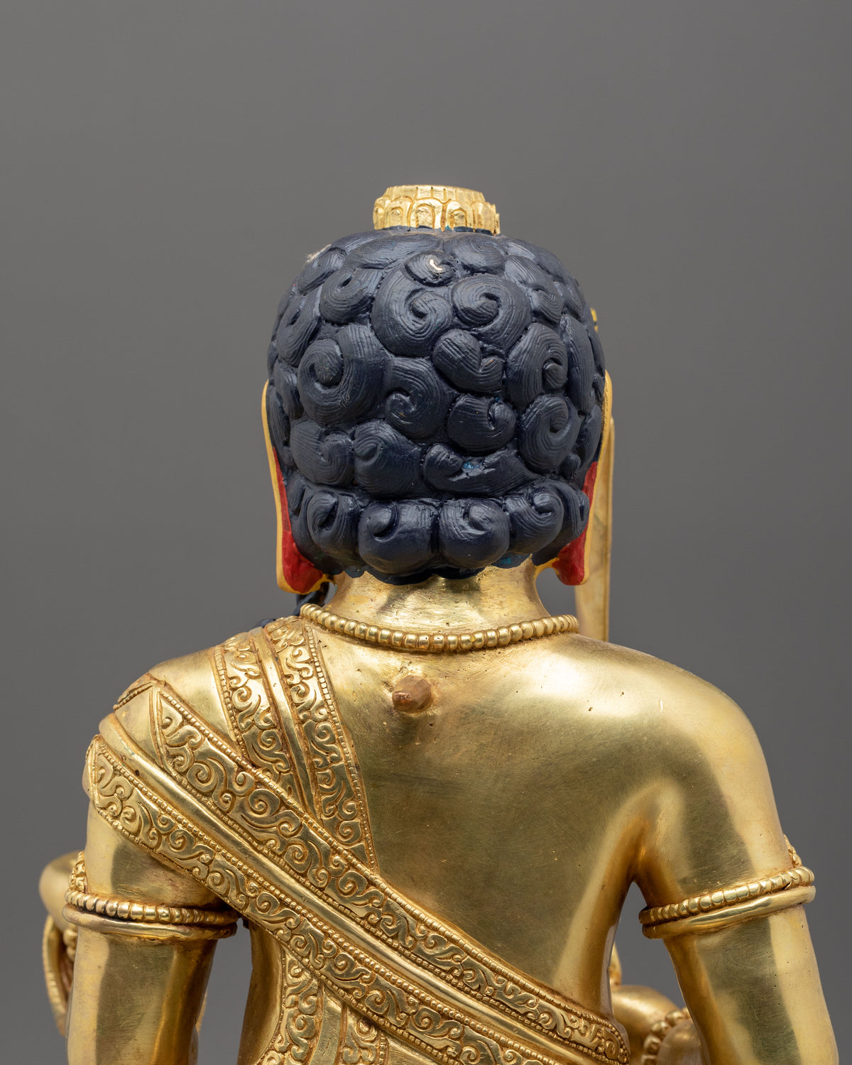 Yamraj Spiritual Statue | Handcrafted Copper Figurine for Altar