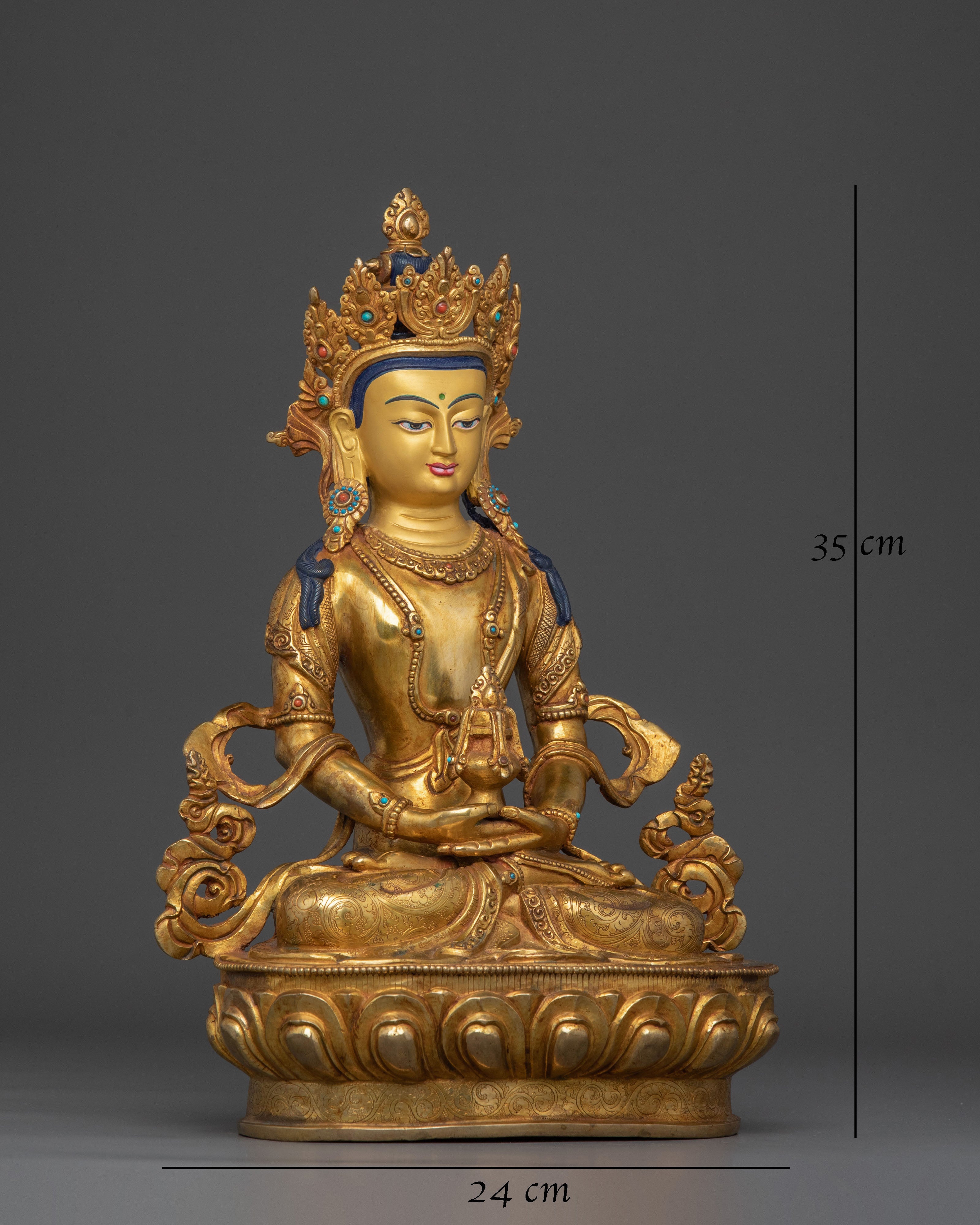Amitayus Sacred Statue | Long Life Deity